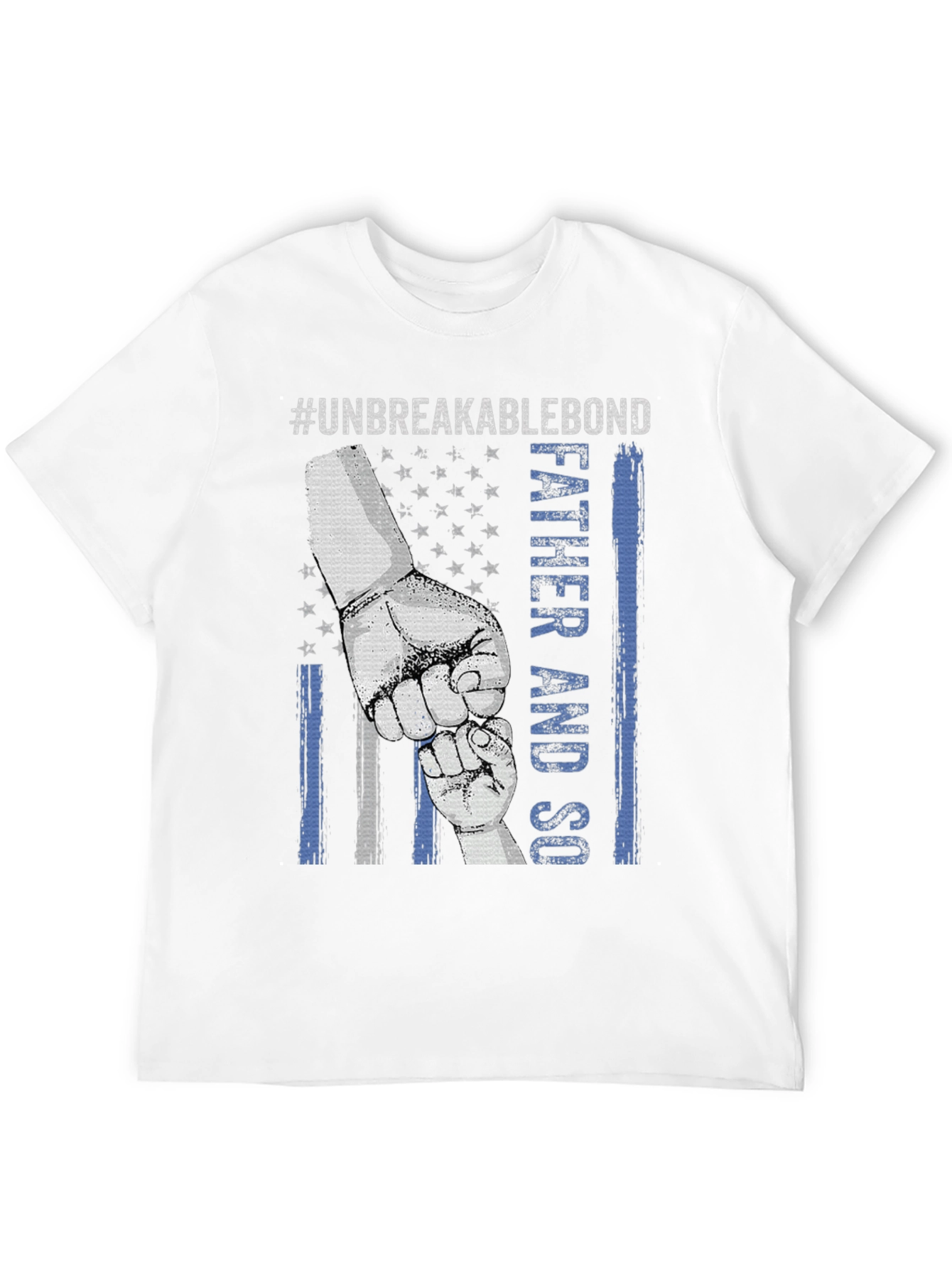 Black Unbreakable Bond Father and Son T-Shirt view 12