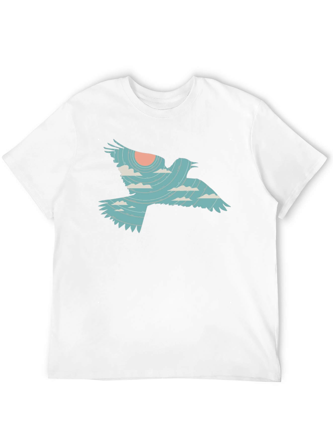 Black Sky Bird Graphic Tee - Unique Design view 12