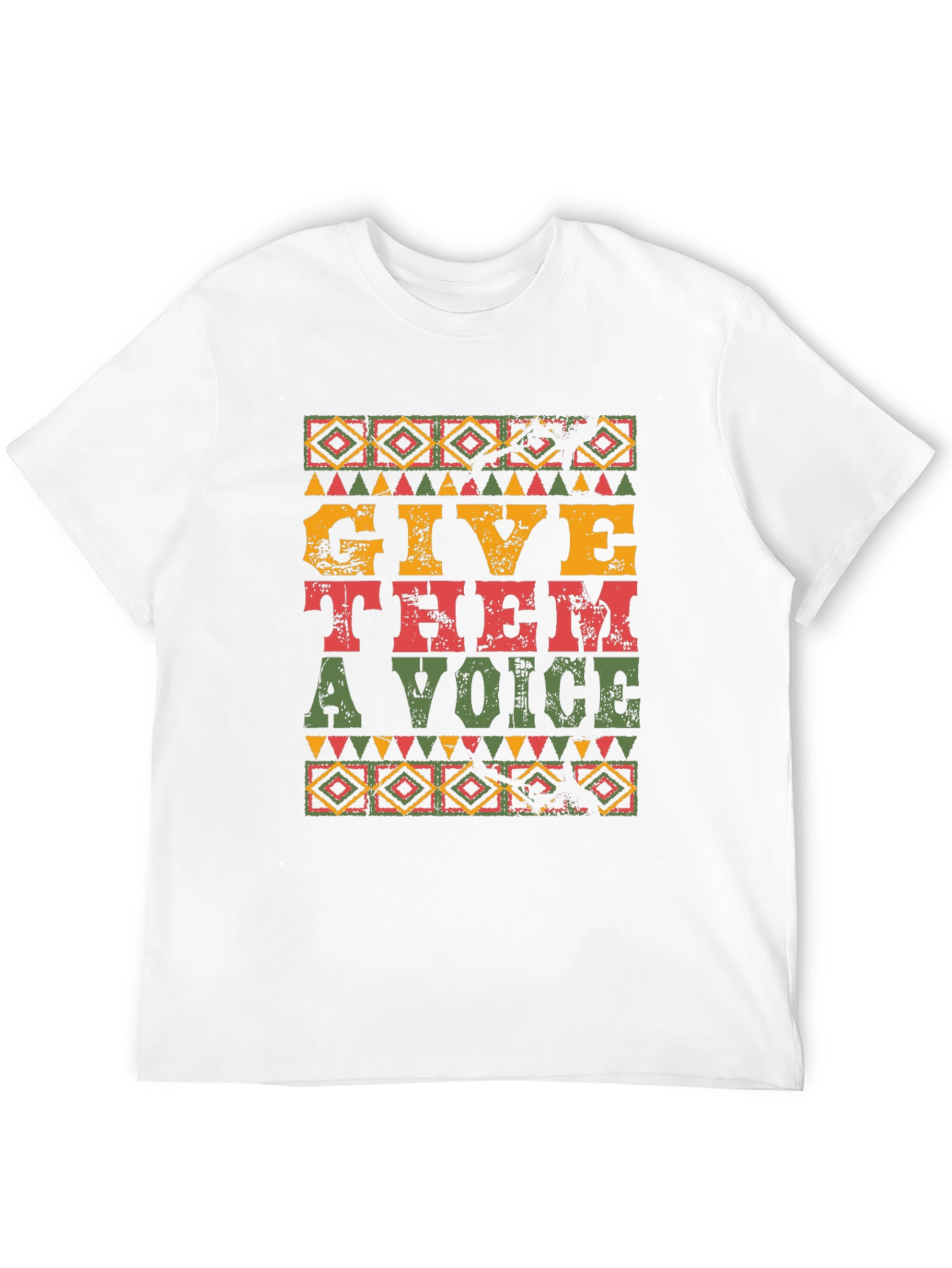 Black Give Them a Voice Black T-Shirt view 12