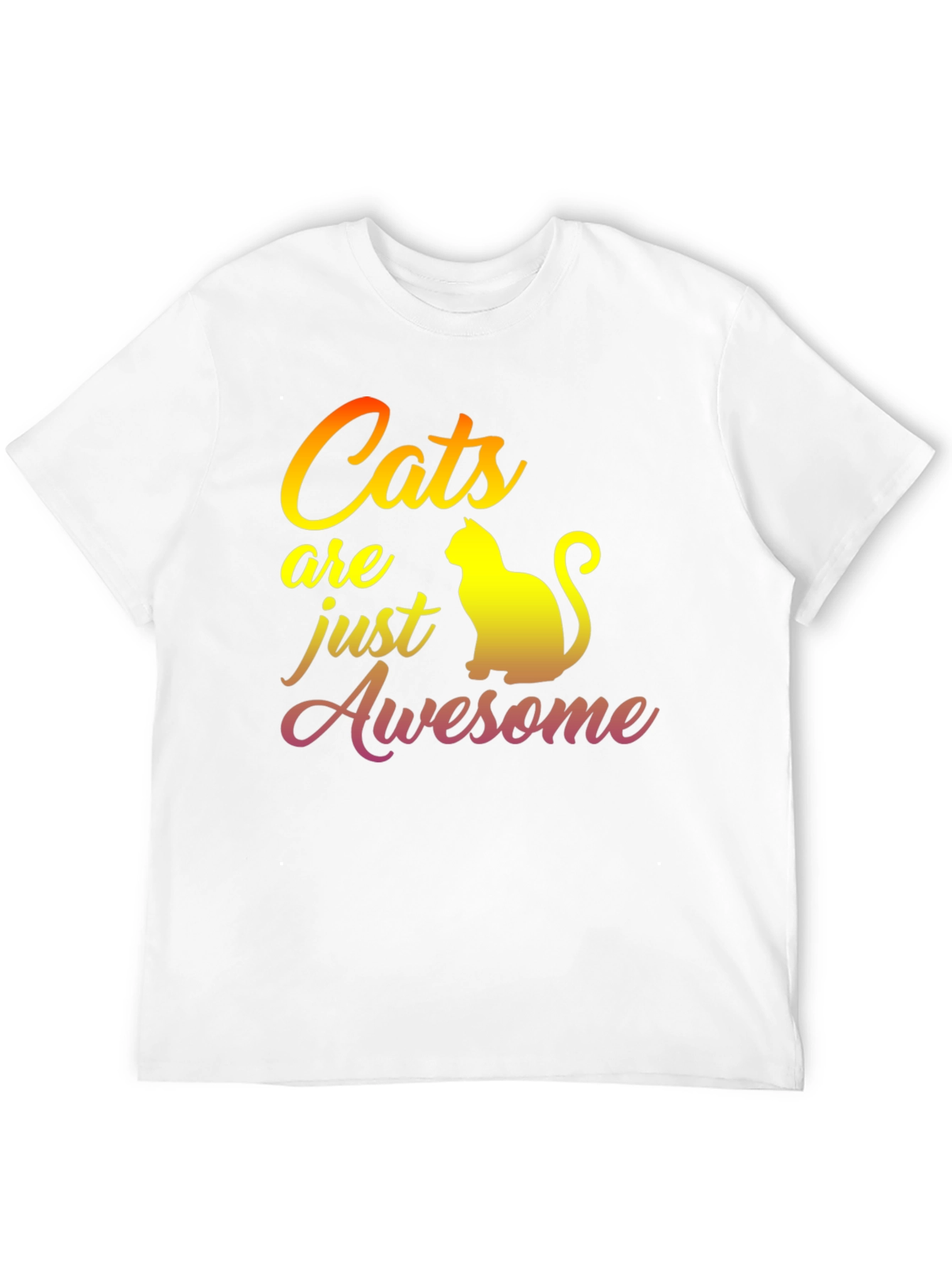 Black Cats Are Awesome Graphic T-Shirt view 12