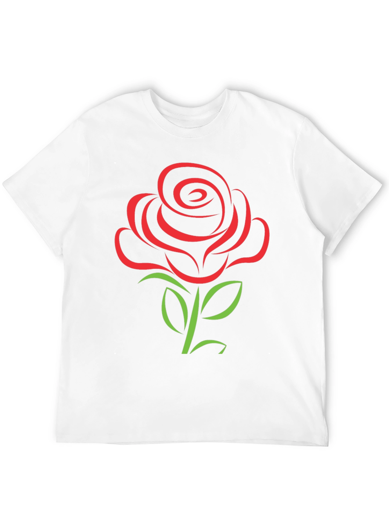 Black Rose Graphic Tee - Black Short Sleeve T-Shirt view 12