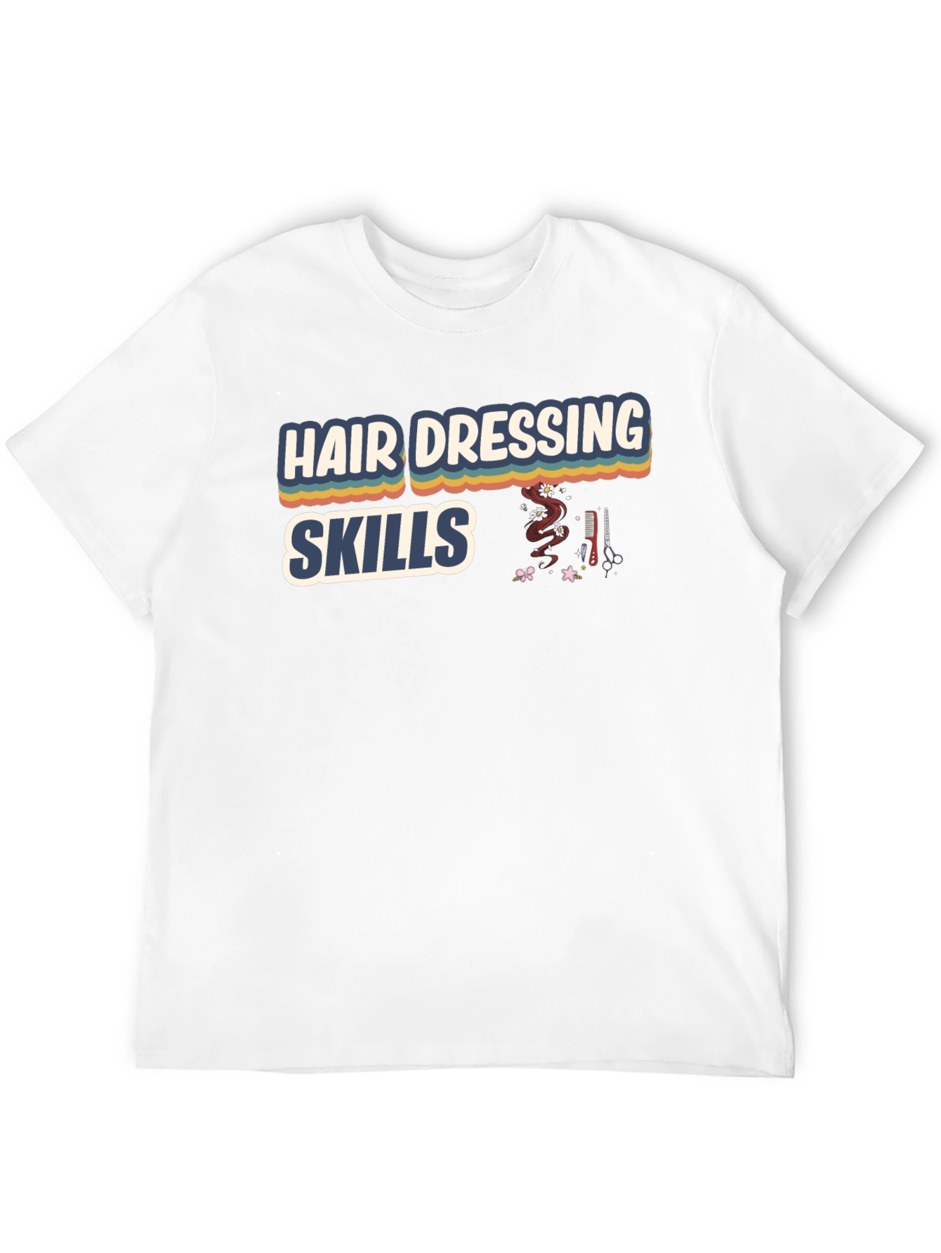 Black Hairdressing Skills Graphic T-Shirt view 12