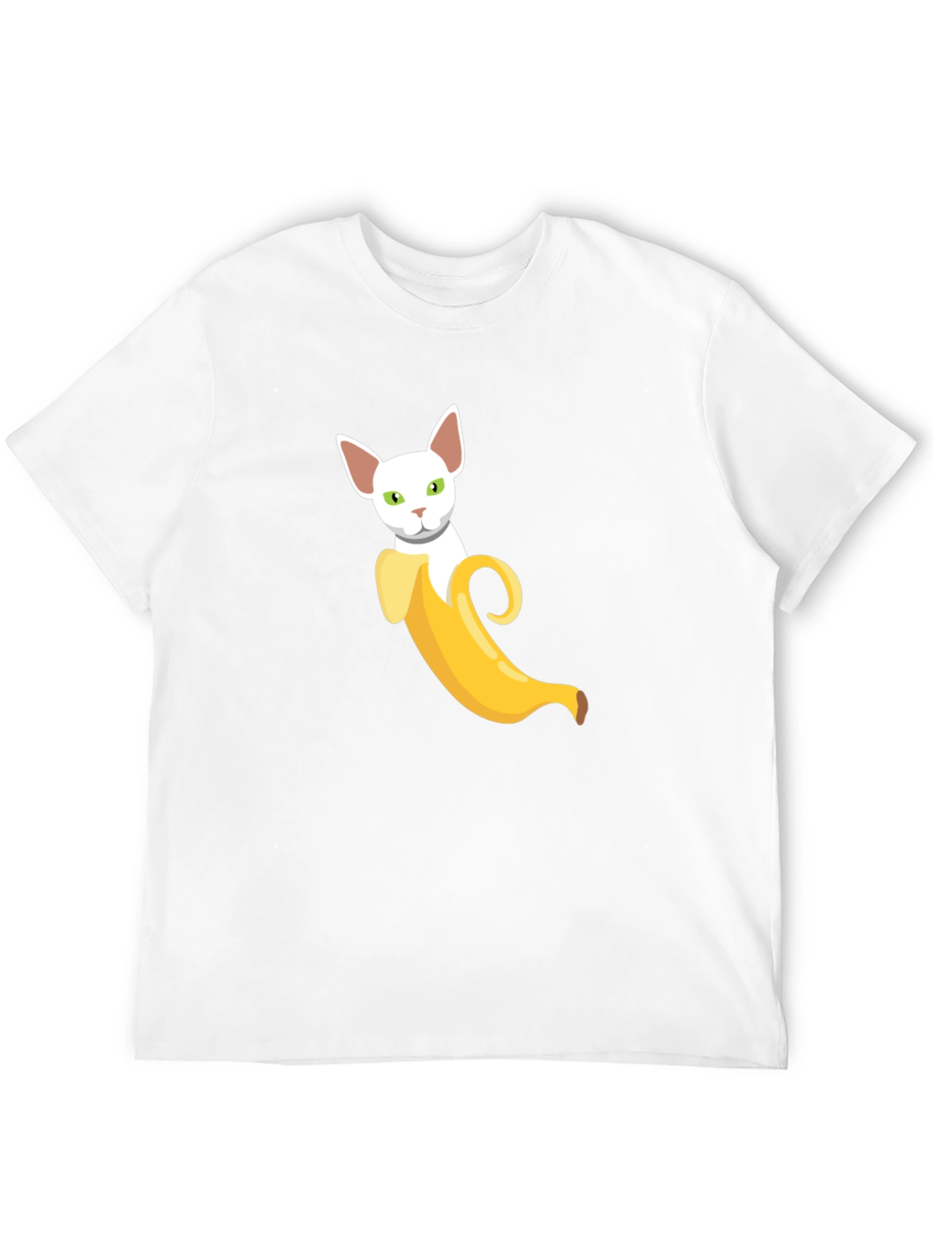 Black Banana Cat Graphic Tee - Quirky, Comfy view 12