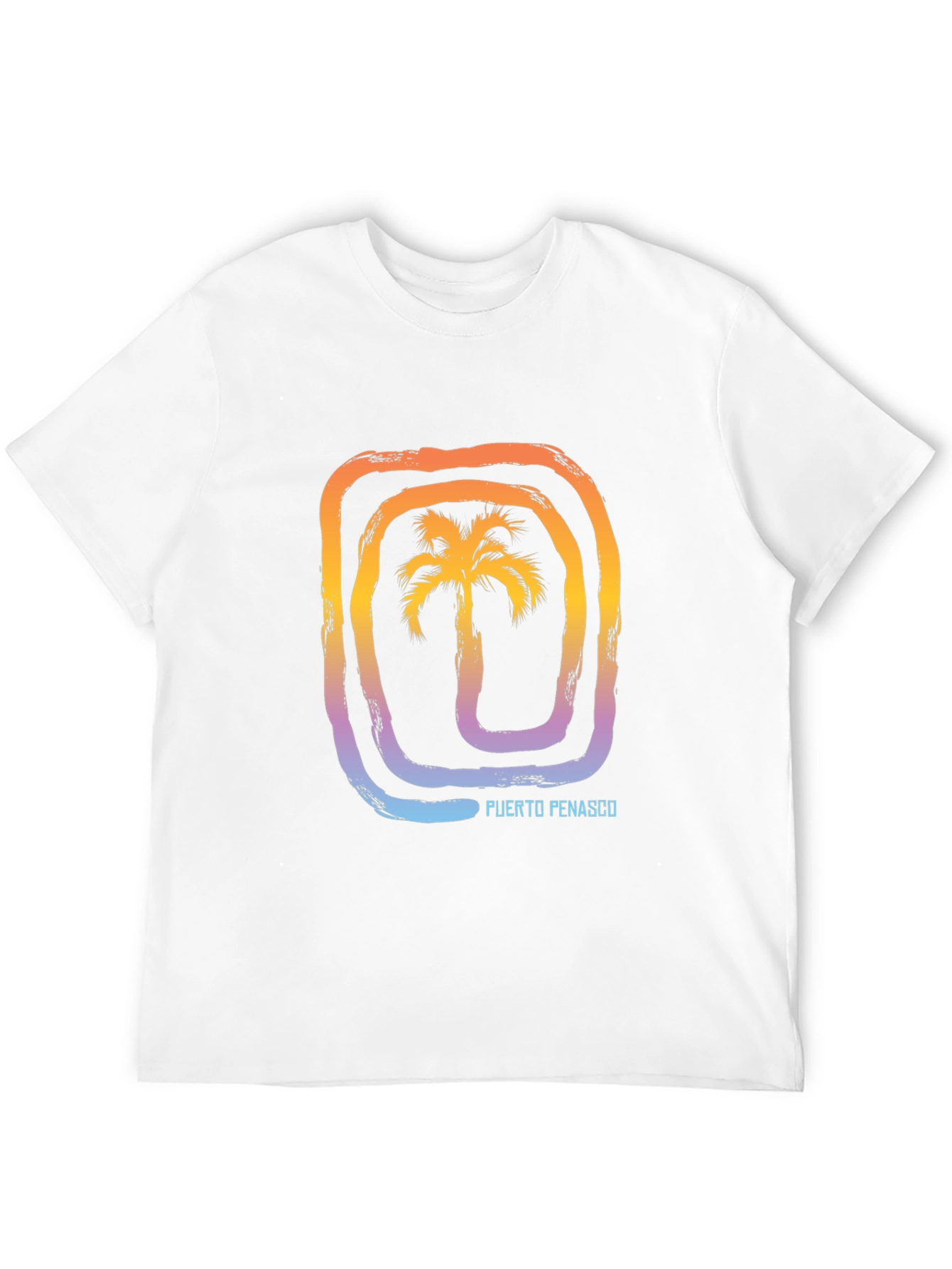 Black Puerto Penasco Palm Graphic Tee view 12