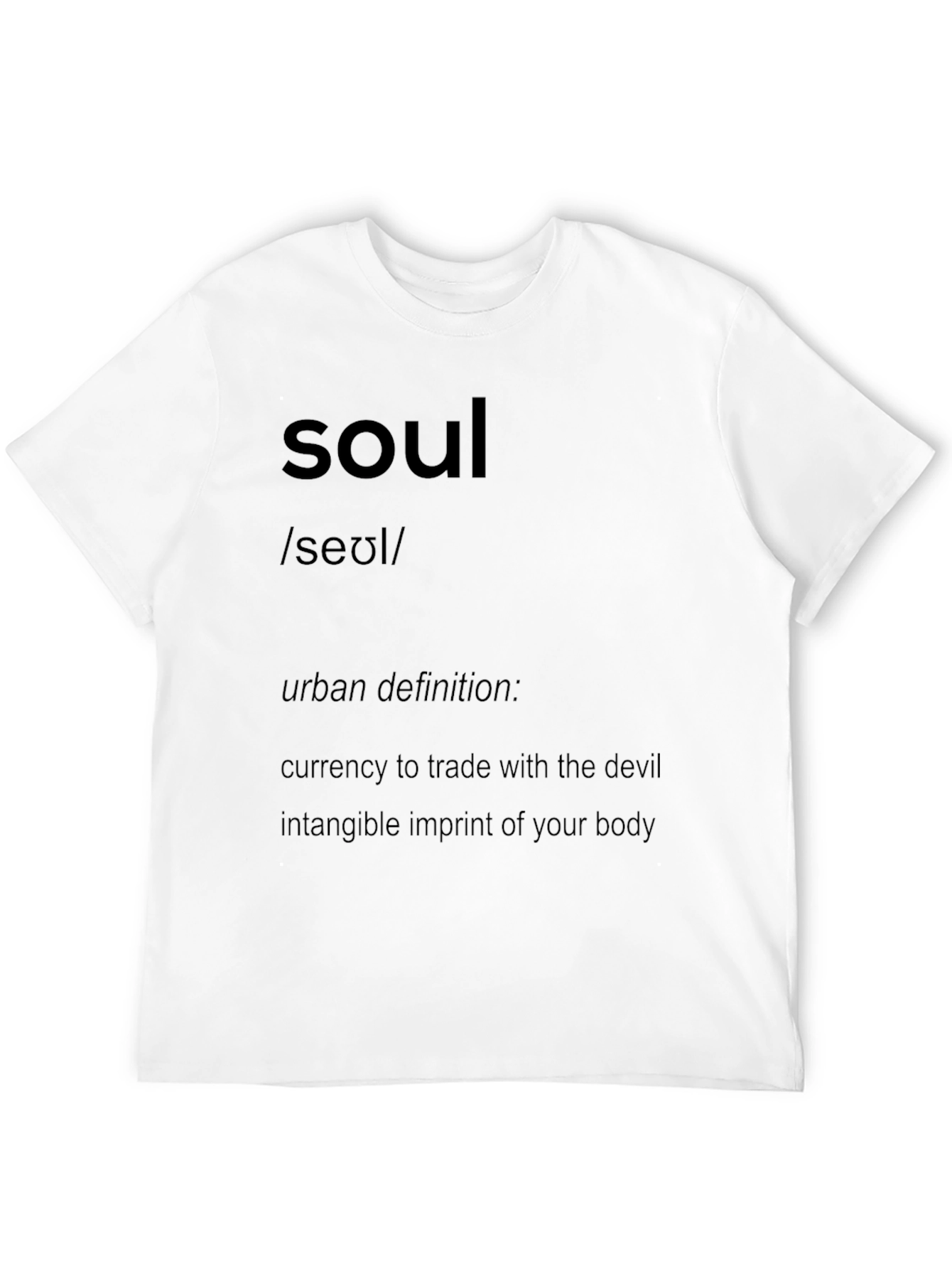 Black Urban Definition Soul T-Shirt view 12