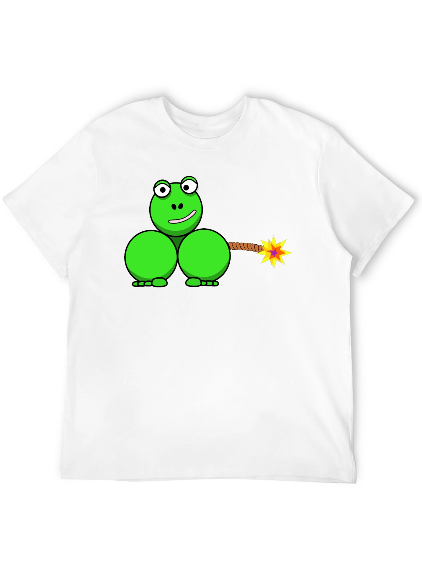 Black Funny Frog Bomb T-Shirt - Explosive Humor! view 12