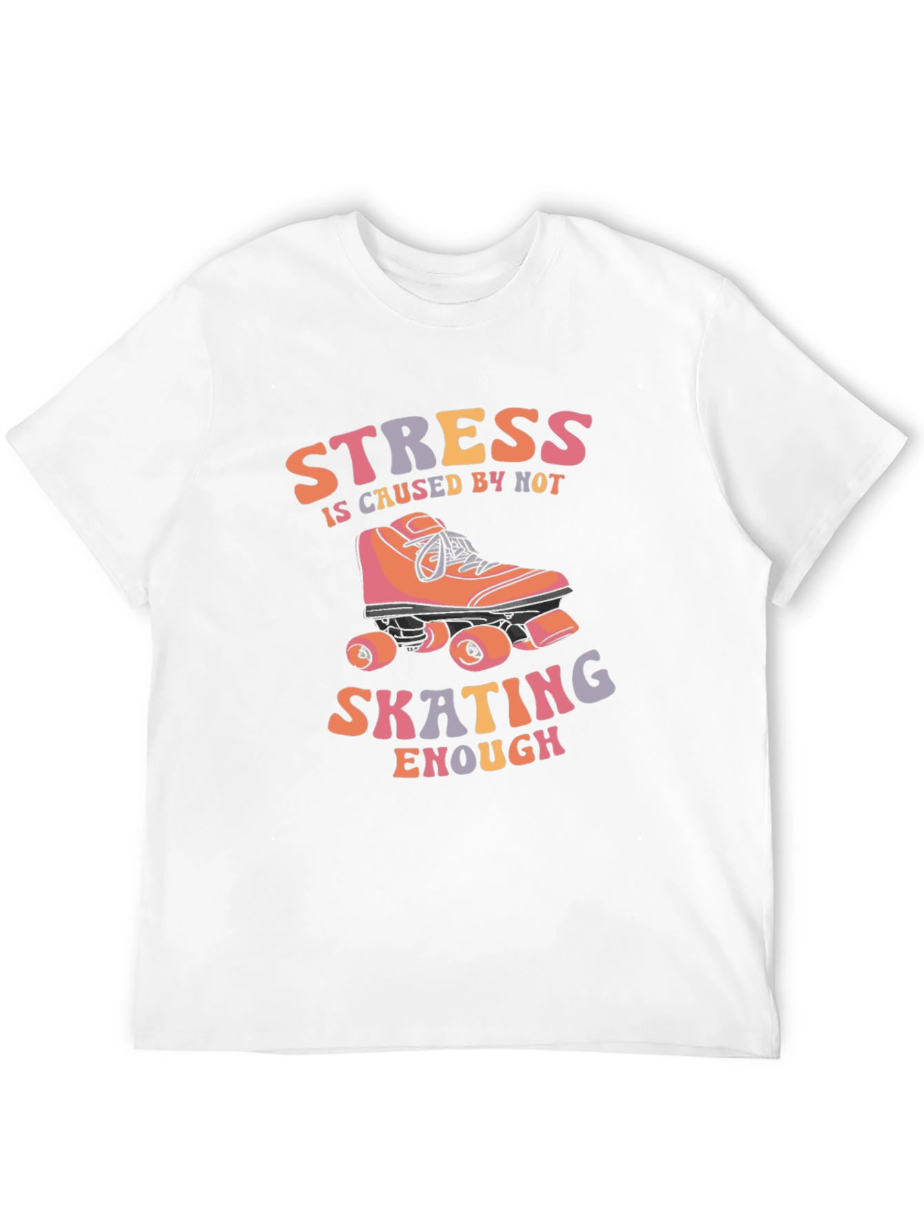 Black Stress Caused by Not Skating Enough T-Shirt view 12