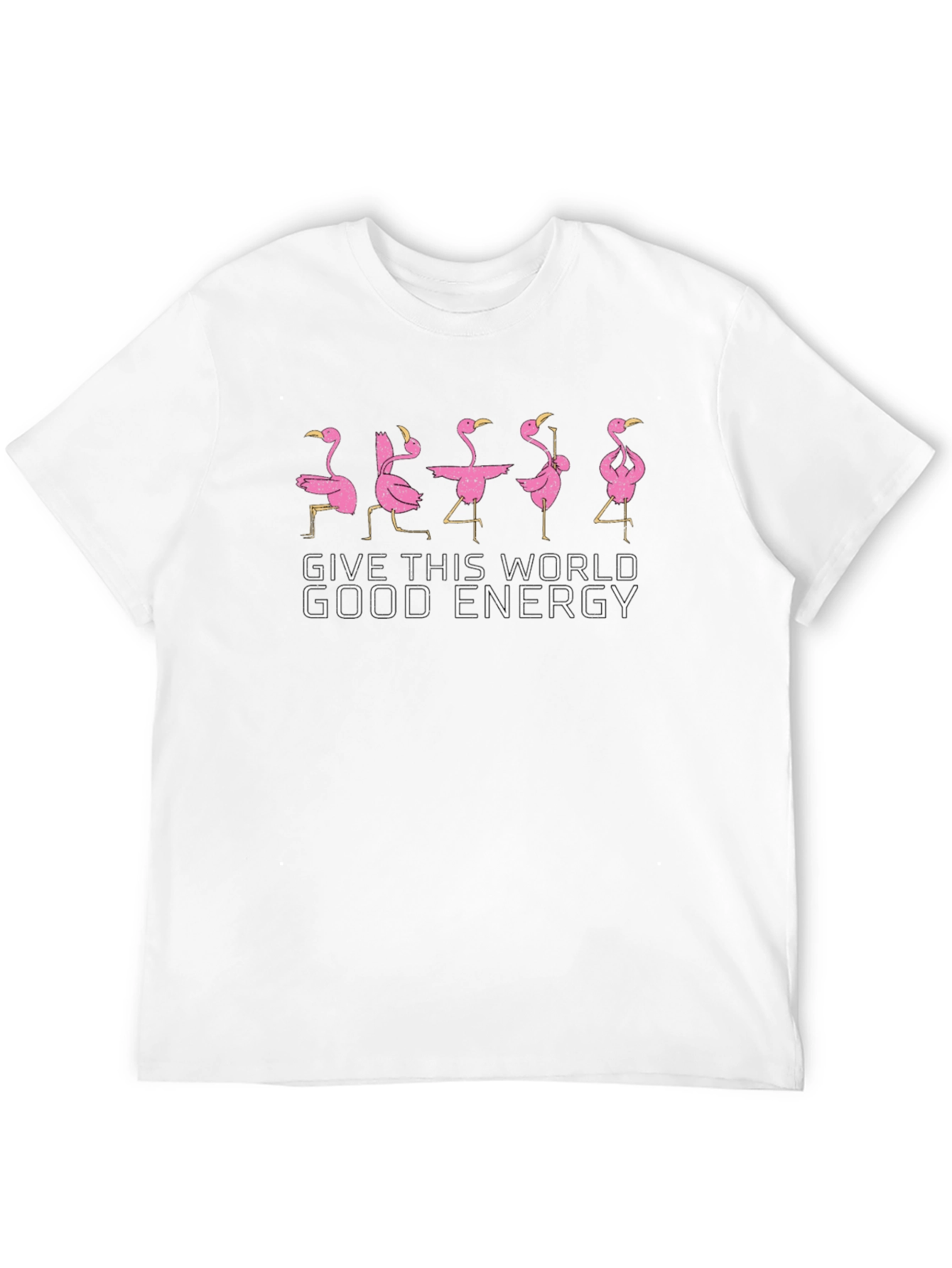 Black Give This World Good Energy Black T-Shirt view 12