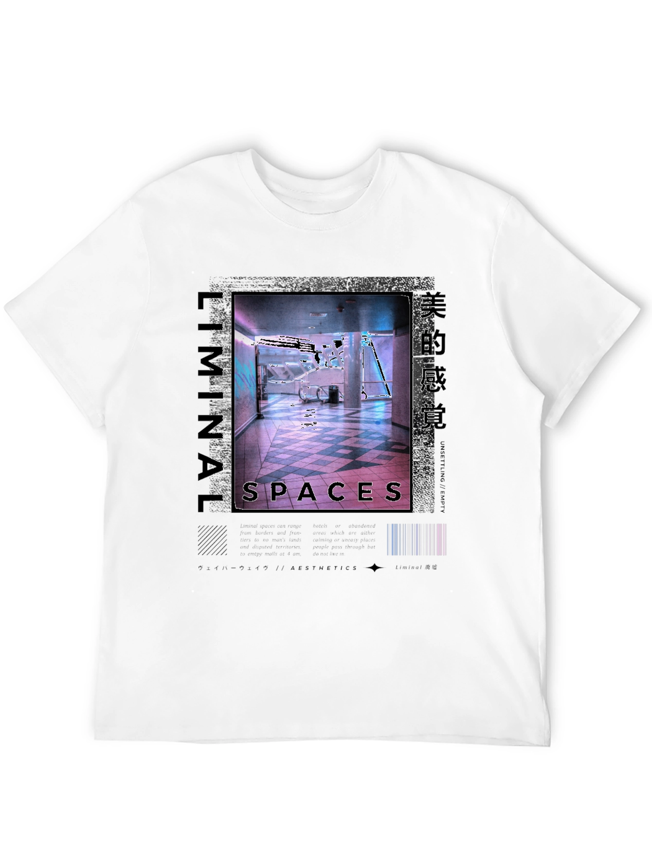 Black Liminal Spaces Graphic Tee - Black Urban Style view 12