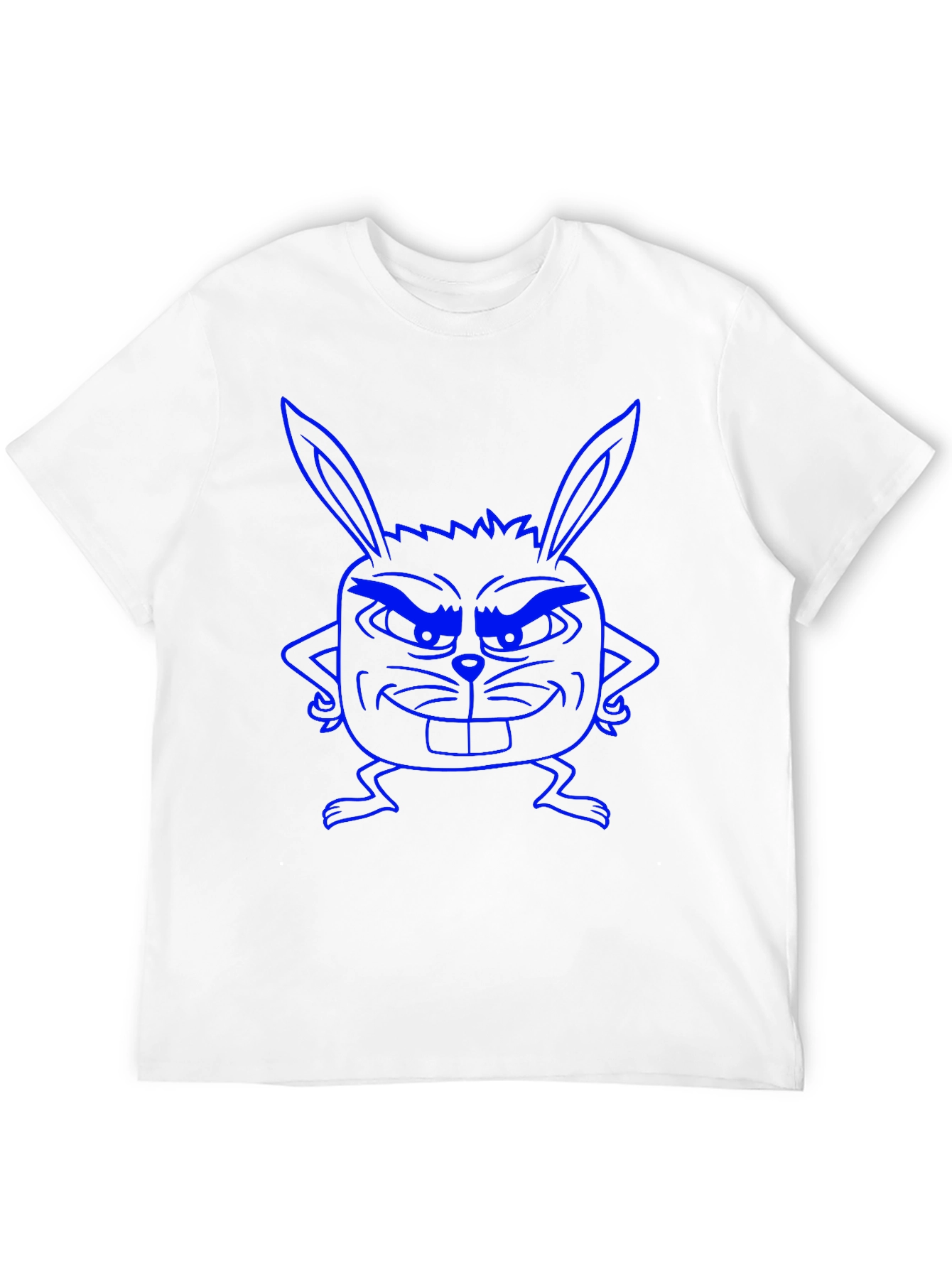 Black Funny Bunny Graphic Tee - Black view 12