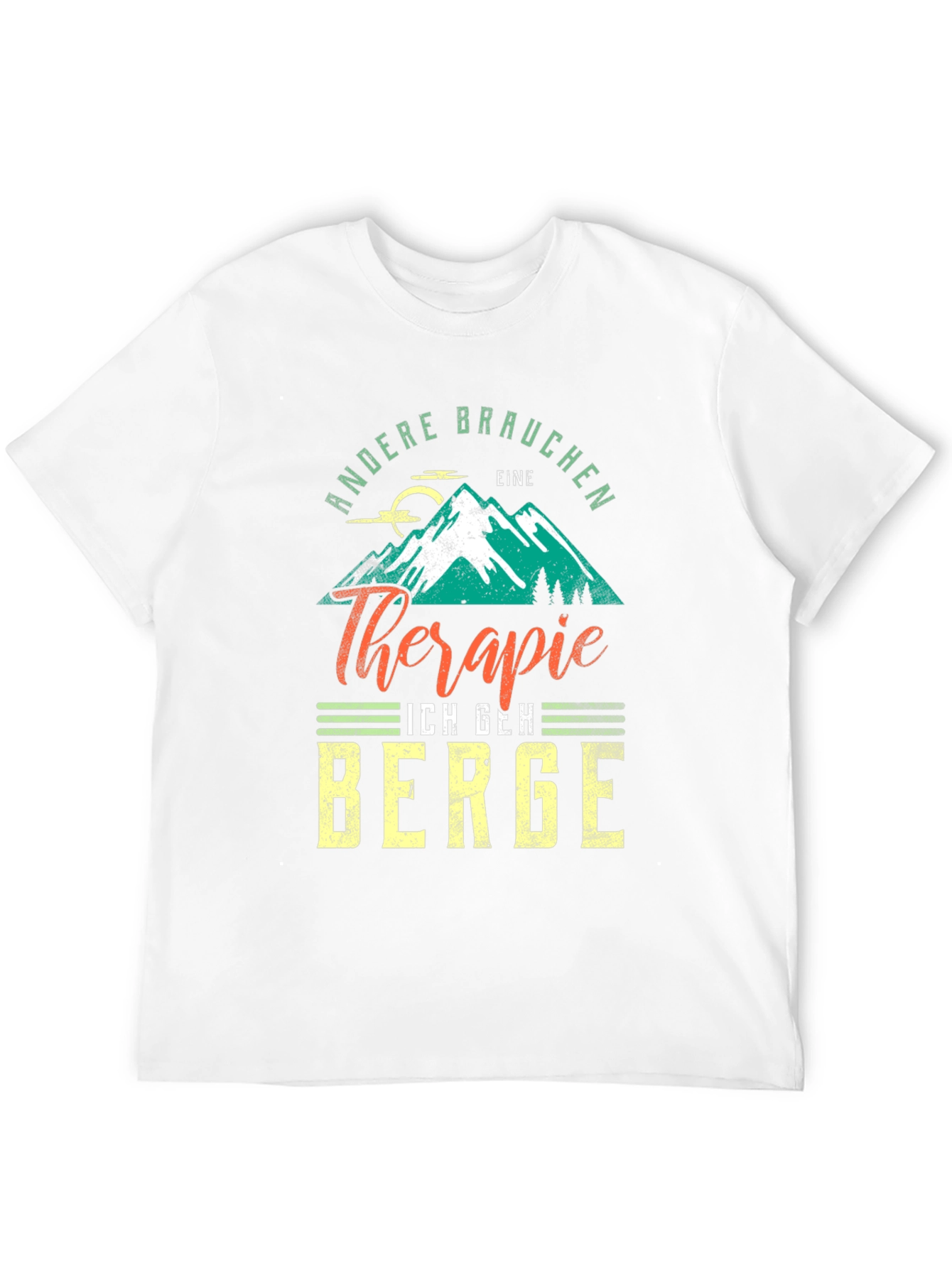 Black Mountains are My Therapy T-Shirt - Black view 12