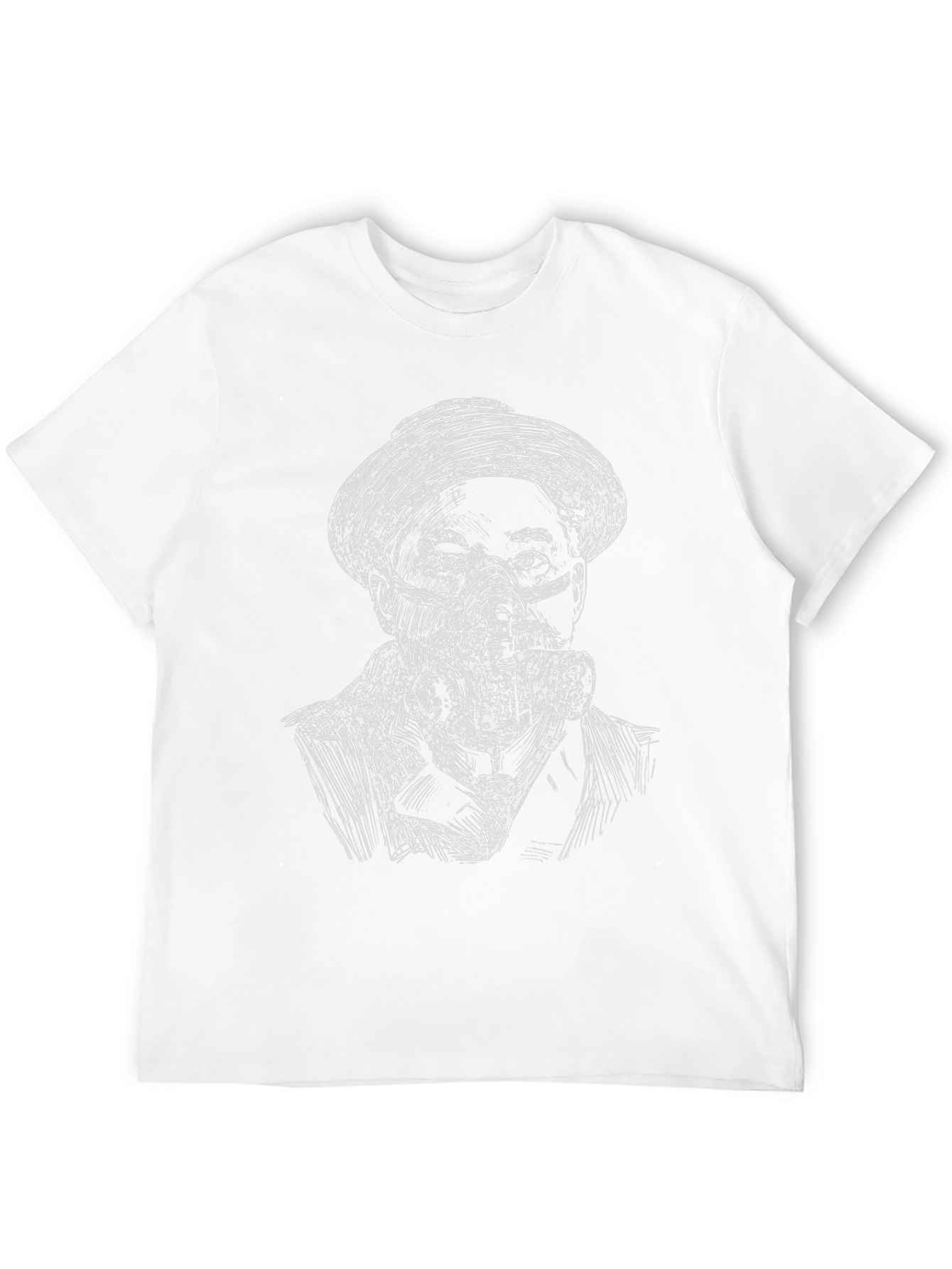 Black Steampunk Mask Tee - Edgy Graphic T-Shirt view 12