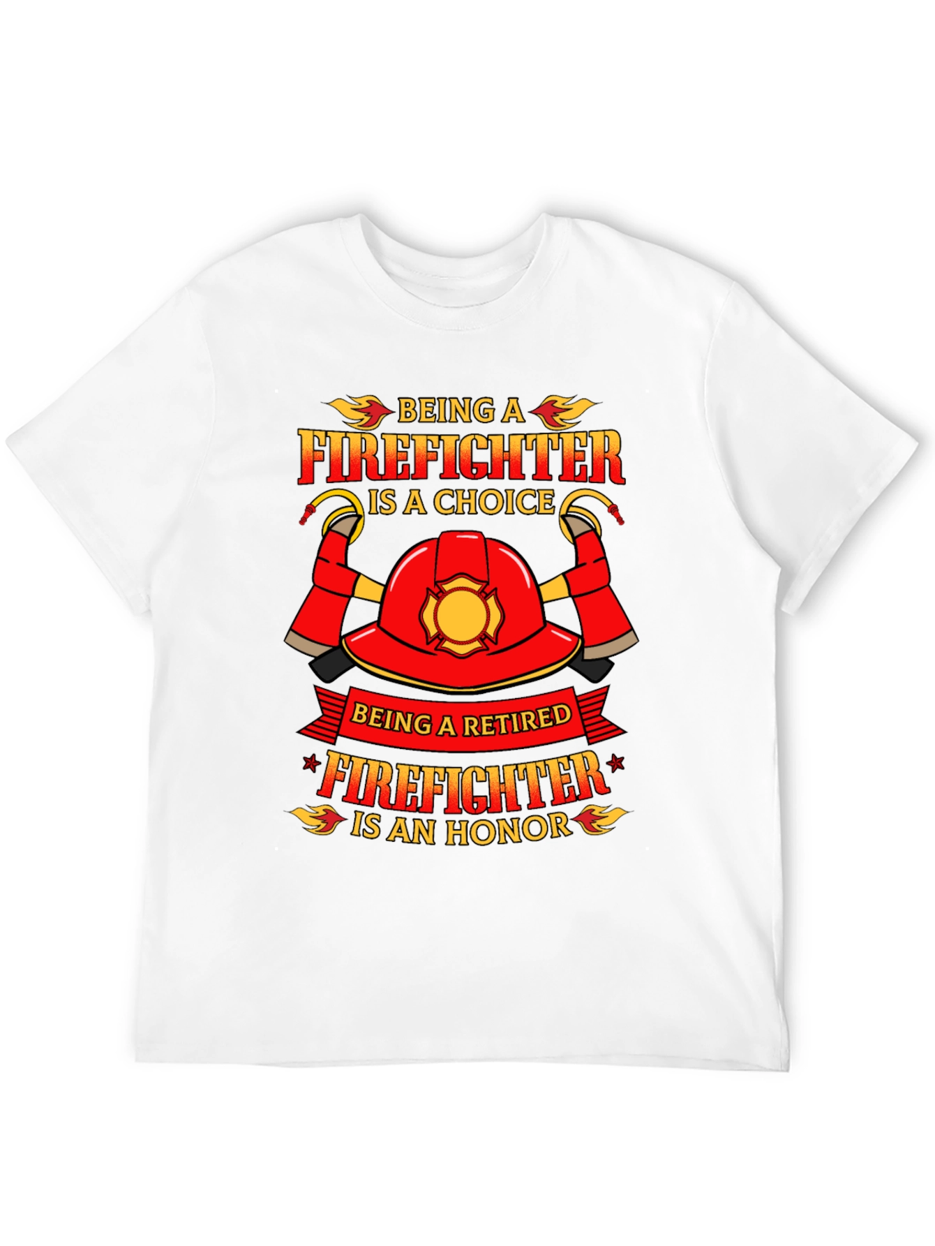 Black Firefighter Retirement Honor T-Shirt view 12