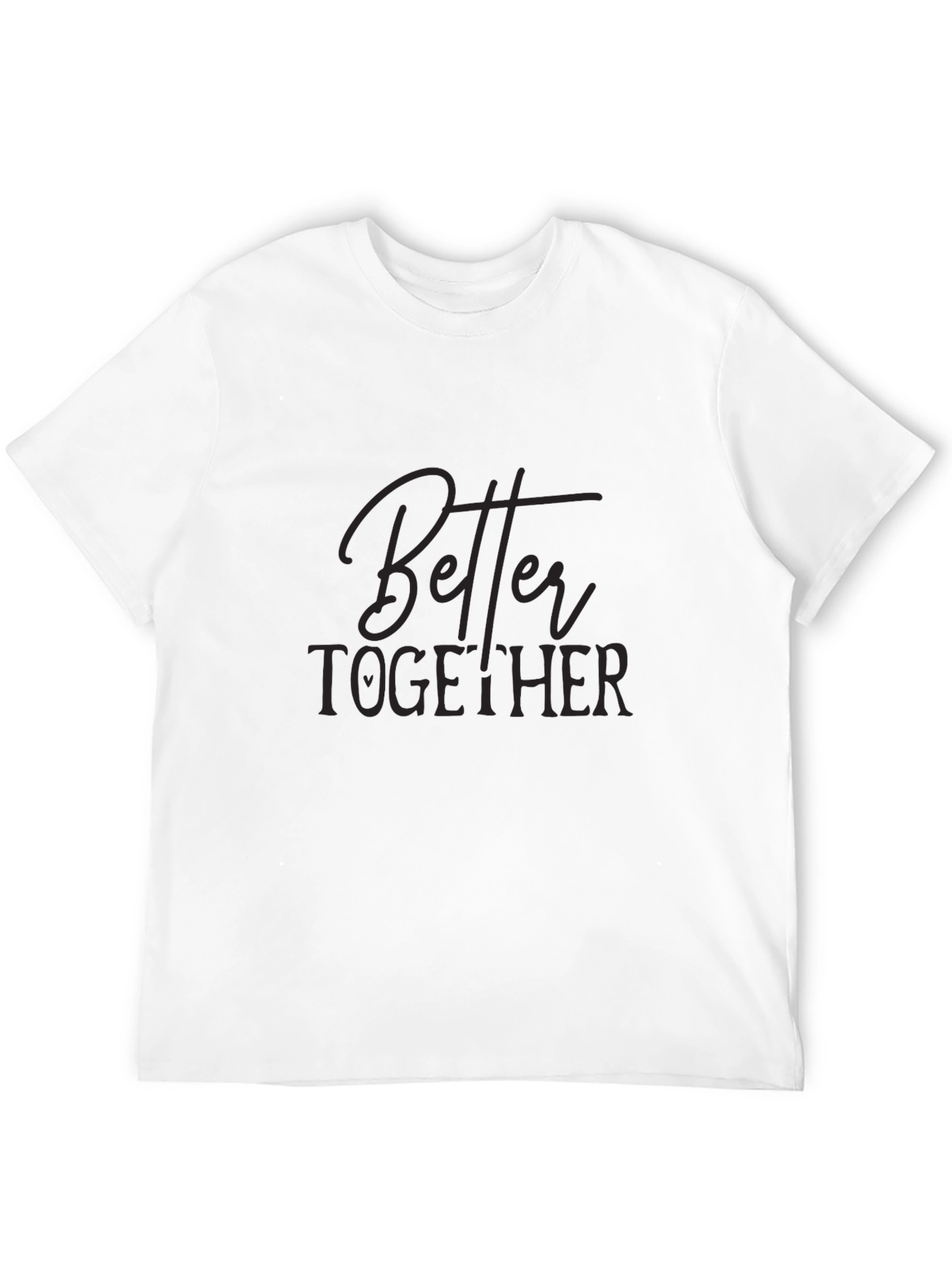 Black Better Together Graphic Black T-Shirt view 12