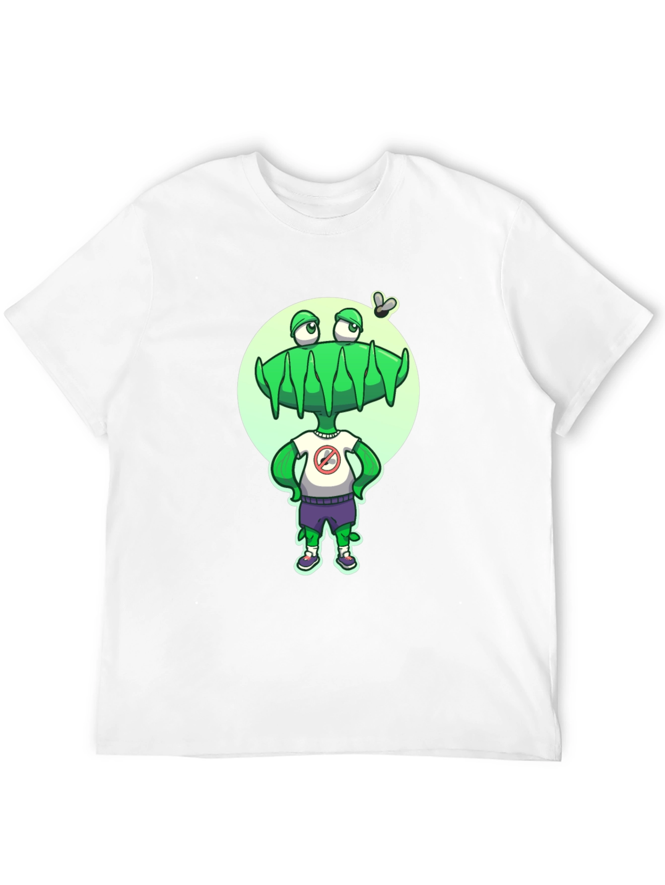 Black Alien Graphic Tee - Funny Cartoon Insect Lover T-Shirt view 12