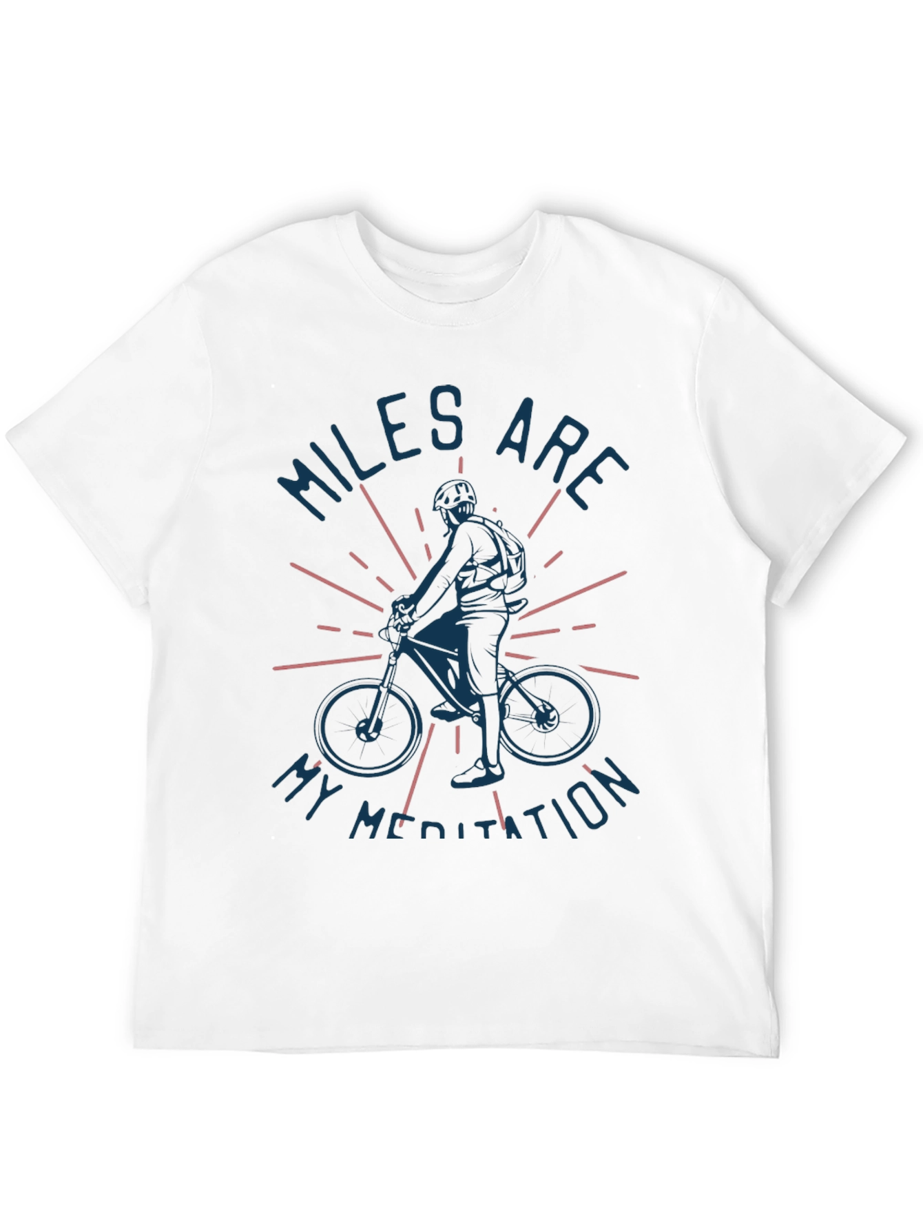 Black Miles Are My Meditation Graphic T-Shirt view 12