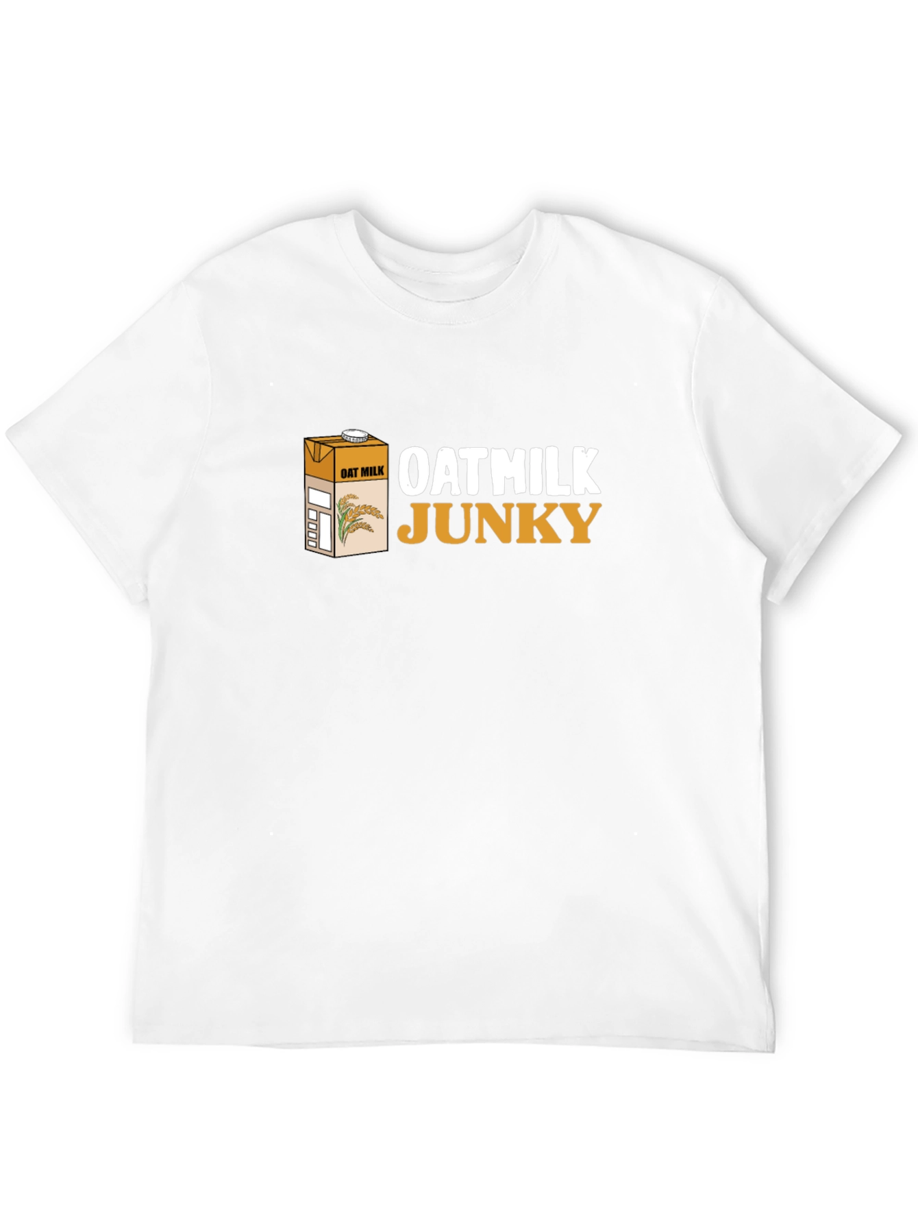Oatmilk Junky Graphic T-Shirt - Novelty Vegan Tee - 12