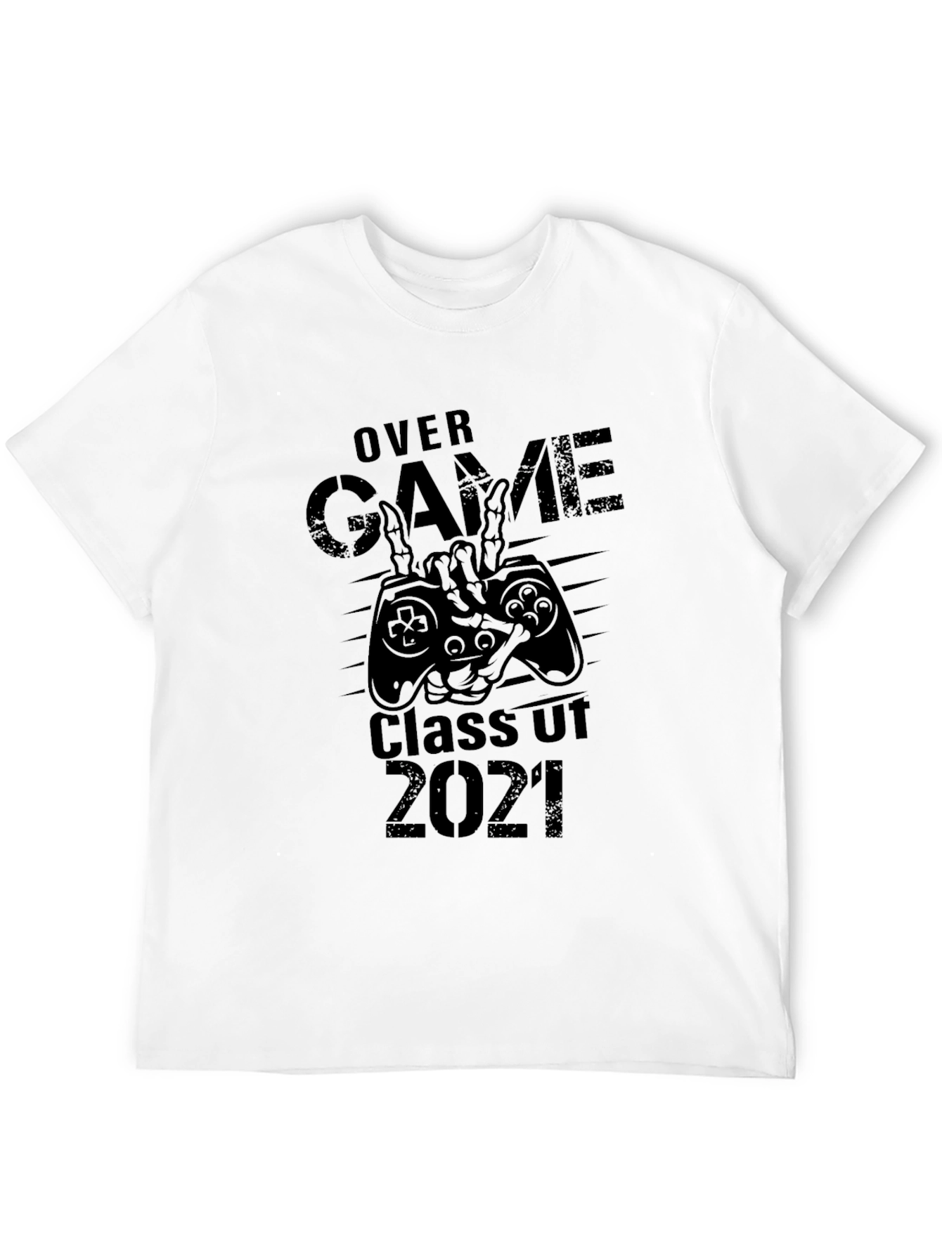 Black Gamer Graduation T-Shirt - Class of 2021 view 12