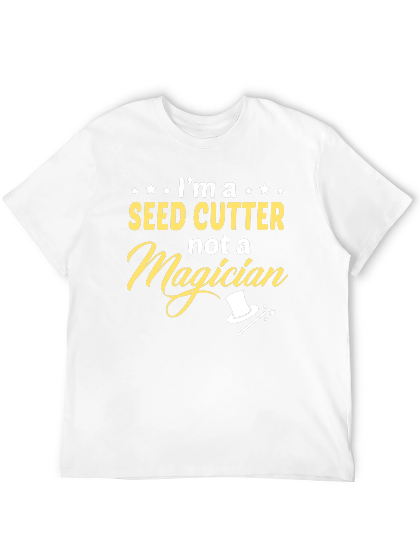 Black Seed Cutter Not a Magician T-Shirt view 12