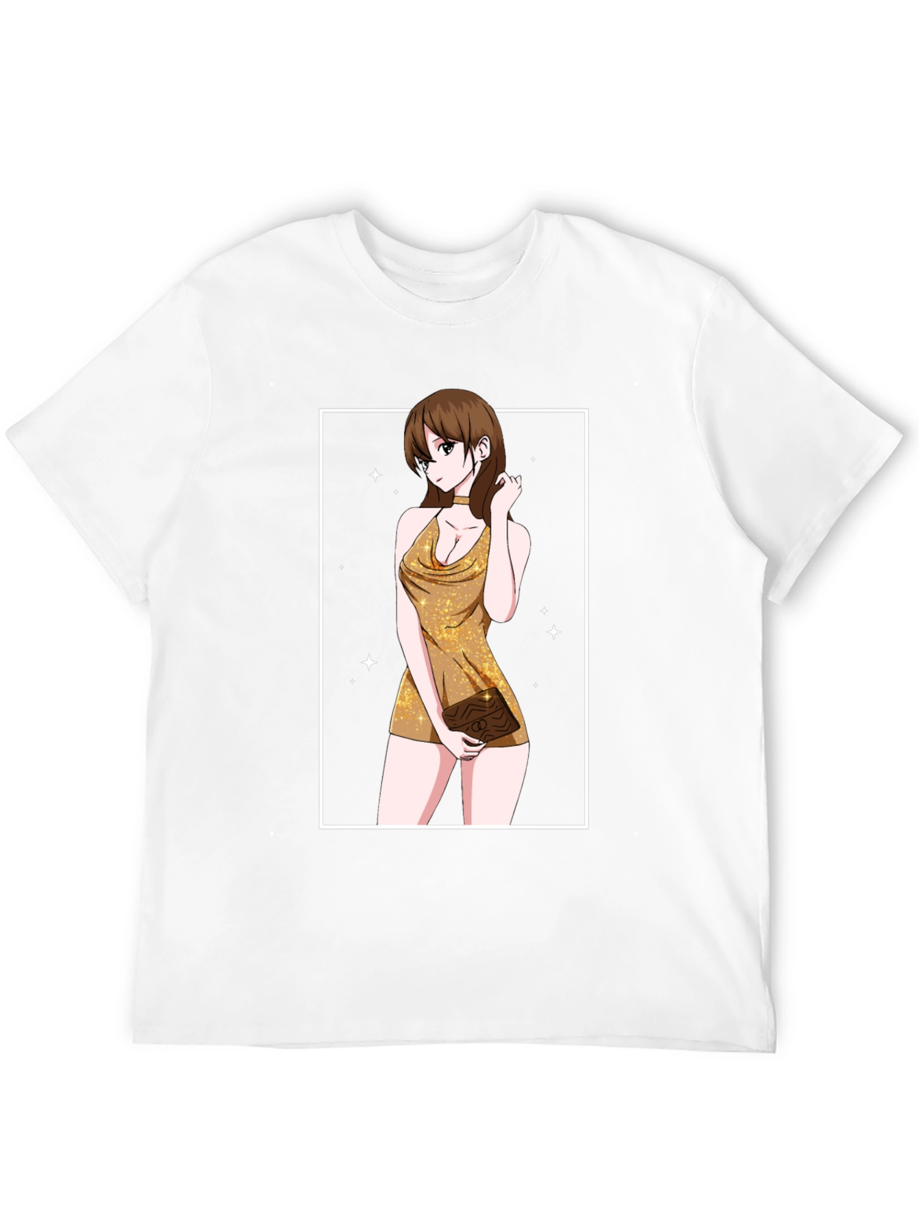 Black Anime Girl T-Shirt - Trendy Graphic Tee view 12