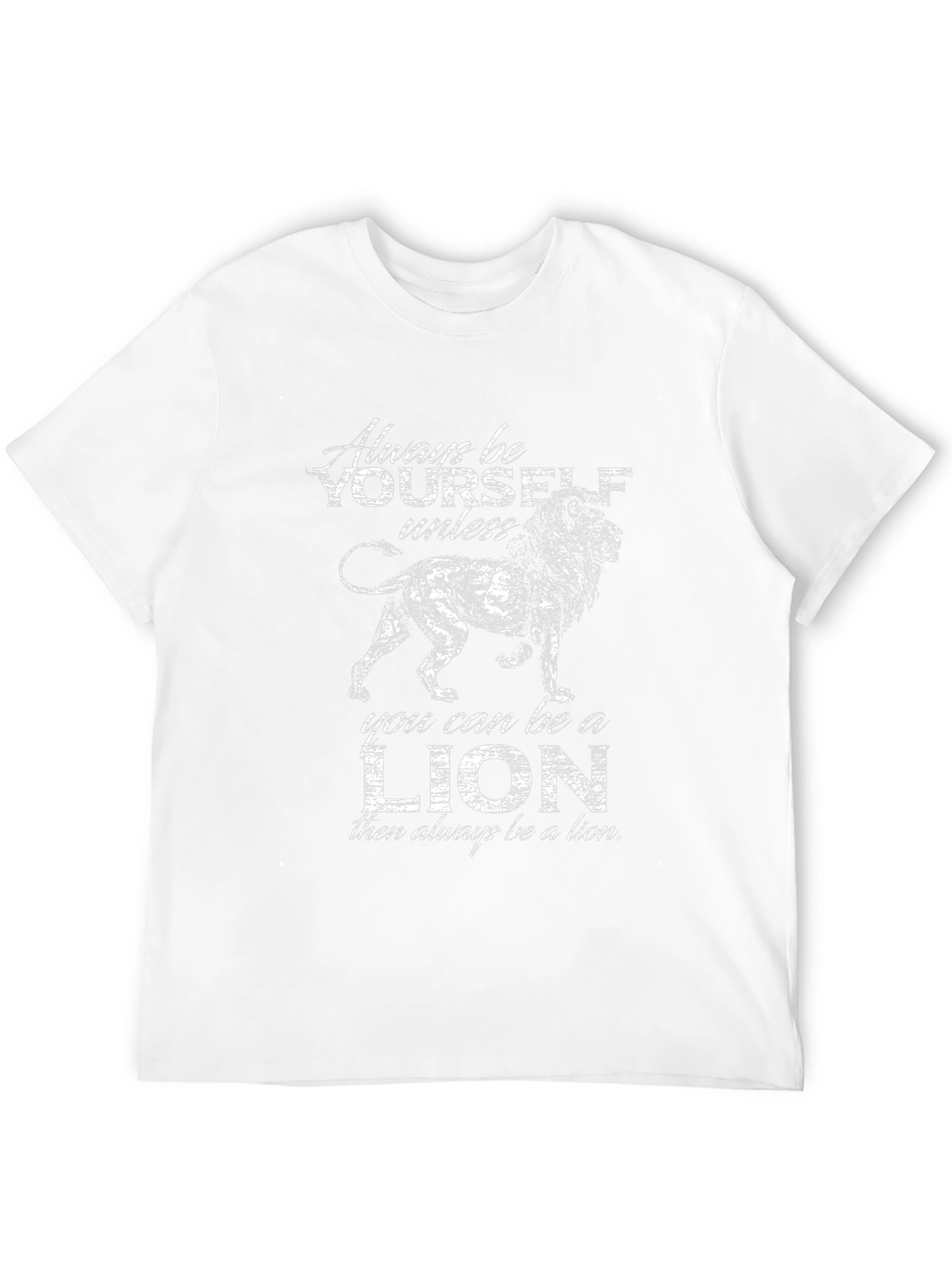 Black Lion Graphic T-Shirt - Always Be Yourself Tee view 12