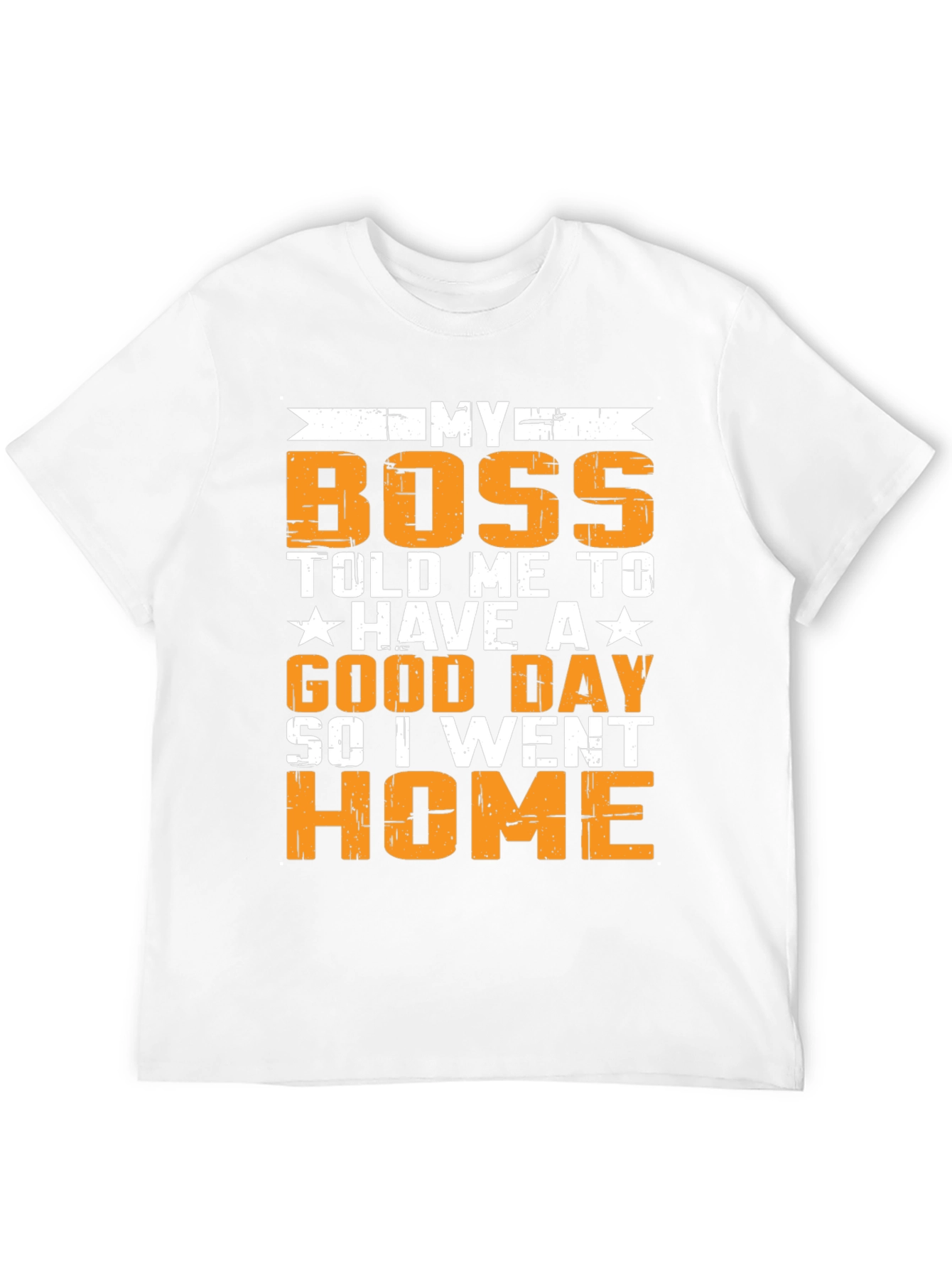 Black Funny "My Boss" Graphic T-Shirt view 12