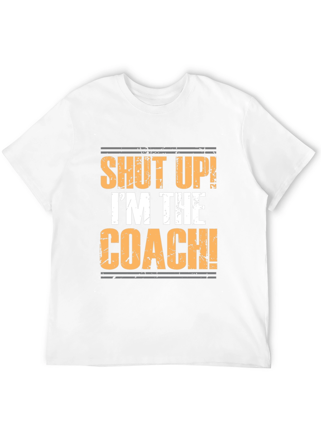 Black Shut Up! I'm the Coach! Graphic Tee view 12