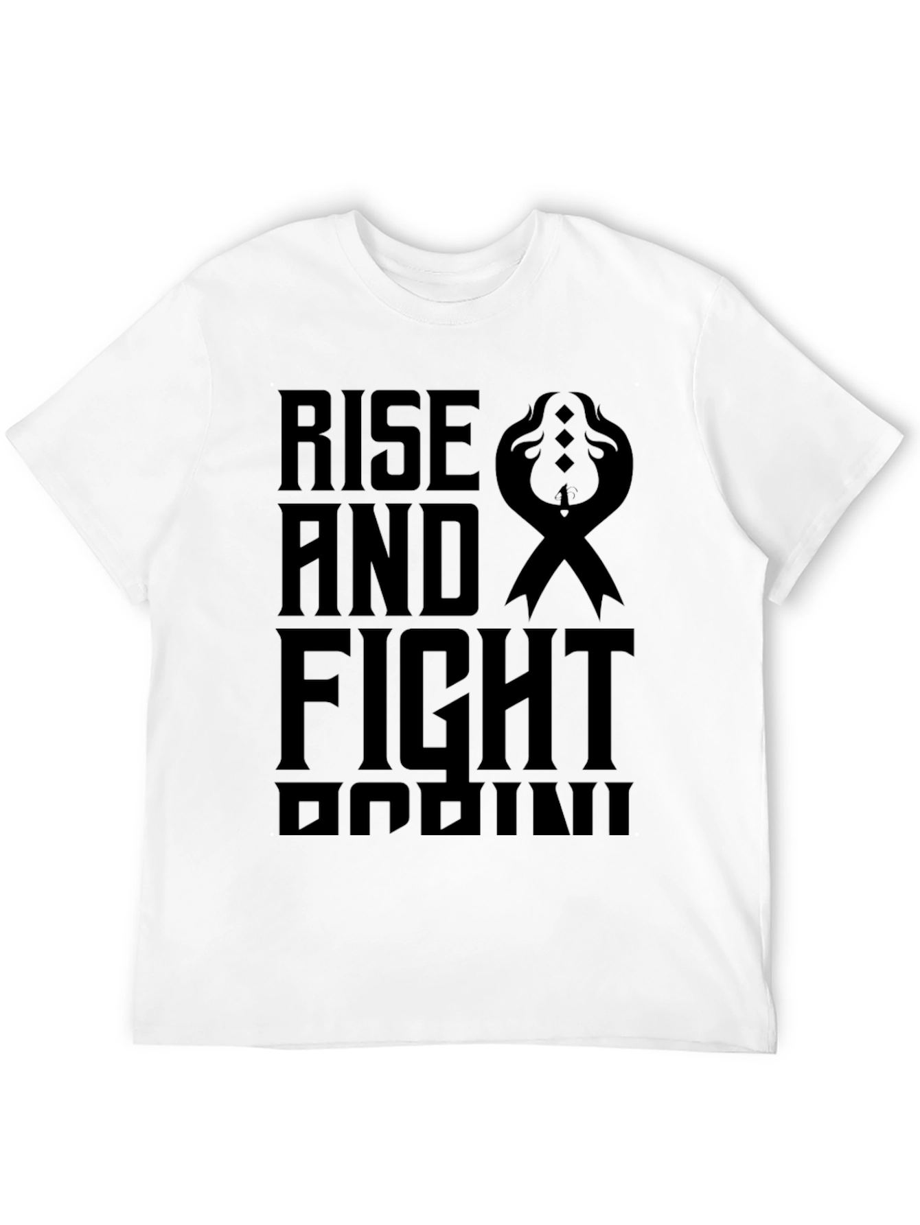 Black Rise And Fight T-Shirt view 12