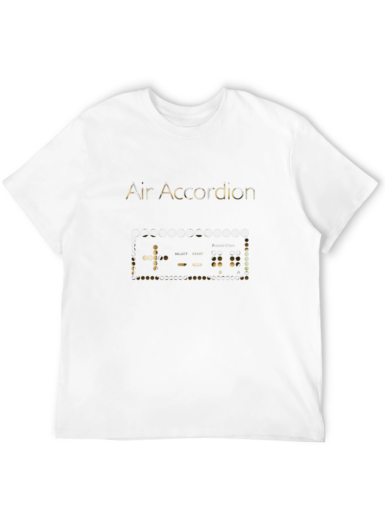Black Air Accordion Graphic T-Shirt - Black Cotton Tee view 12