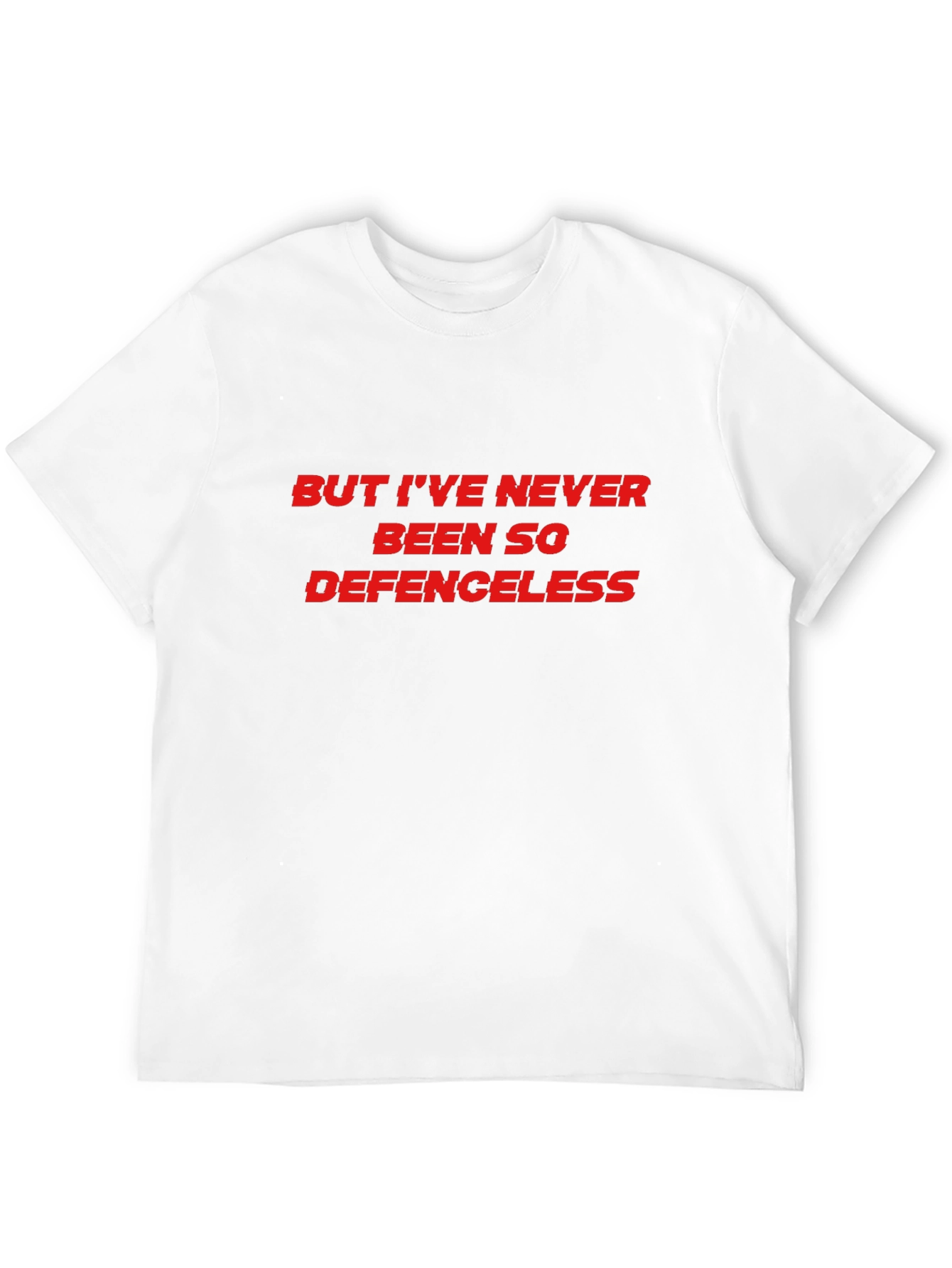 Black But I've Never Been So Defenceless Graphic Tee view 12