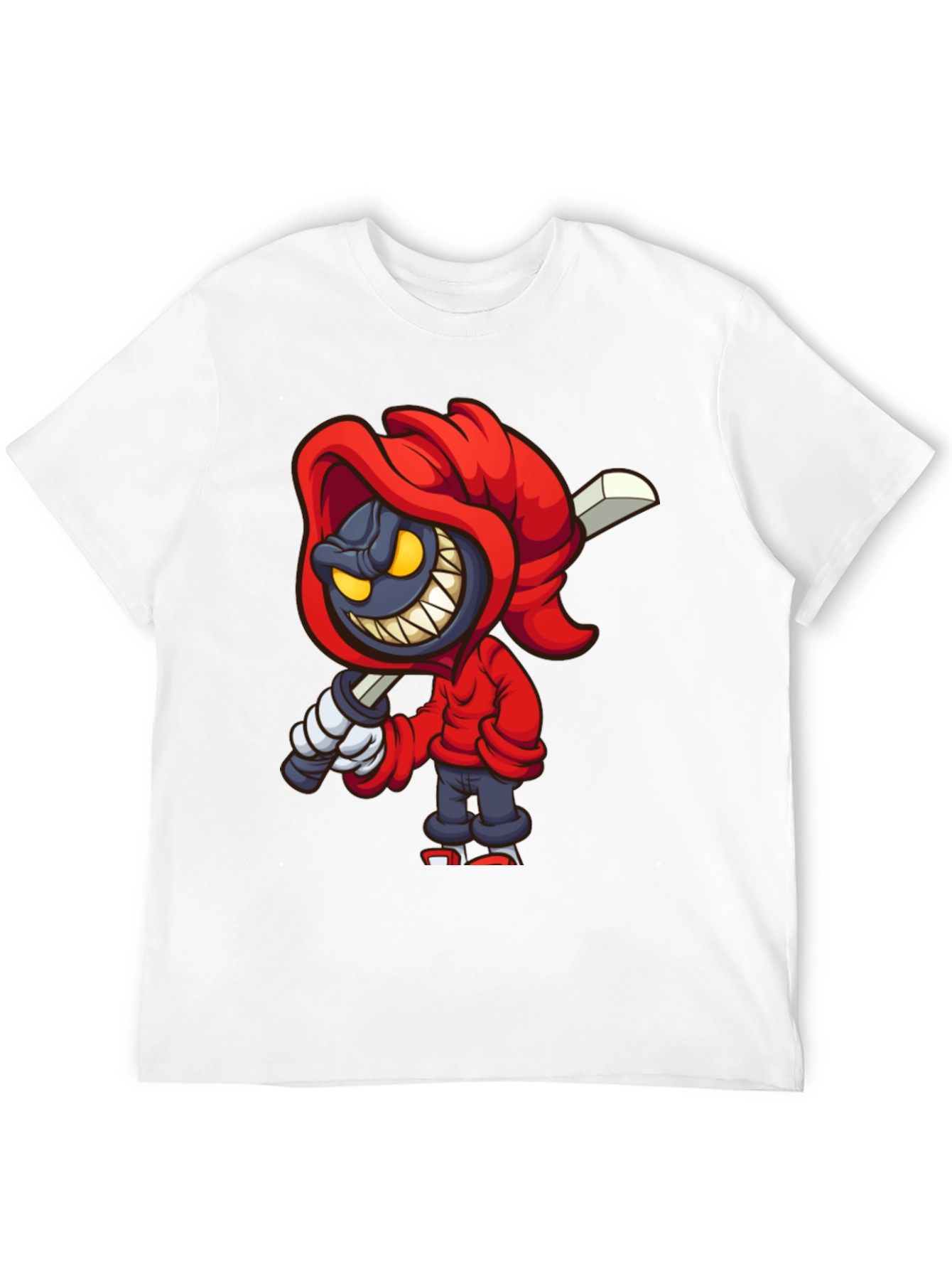 Grim Cartoon Graphic Tee - 12