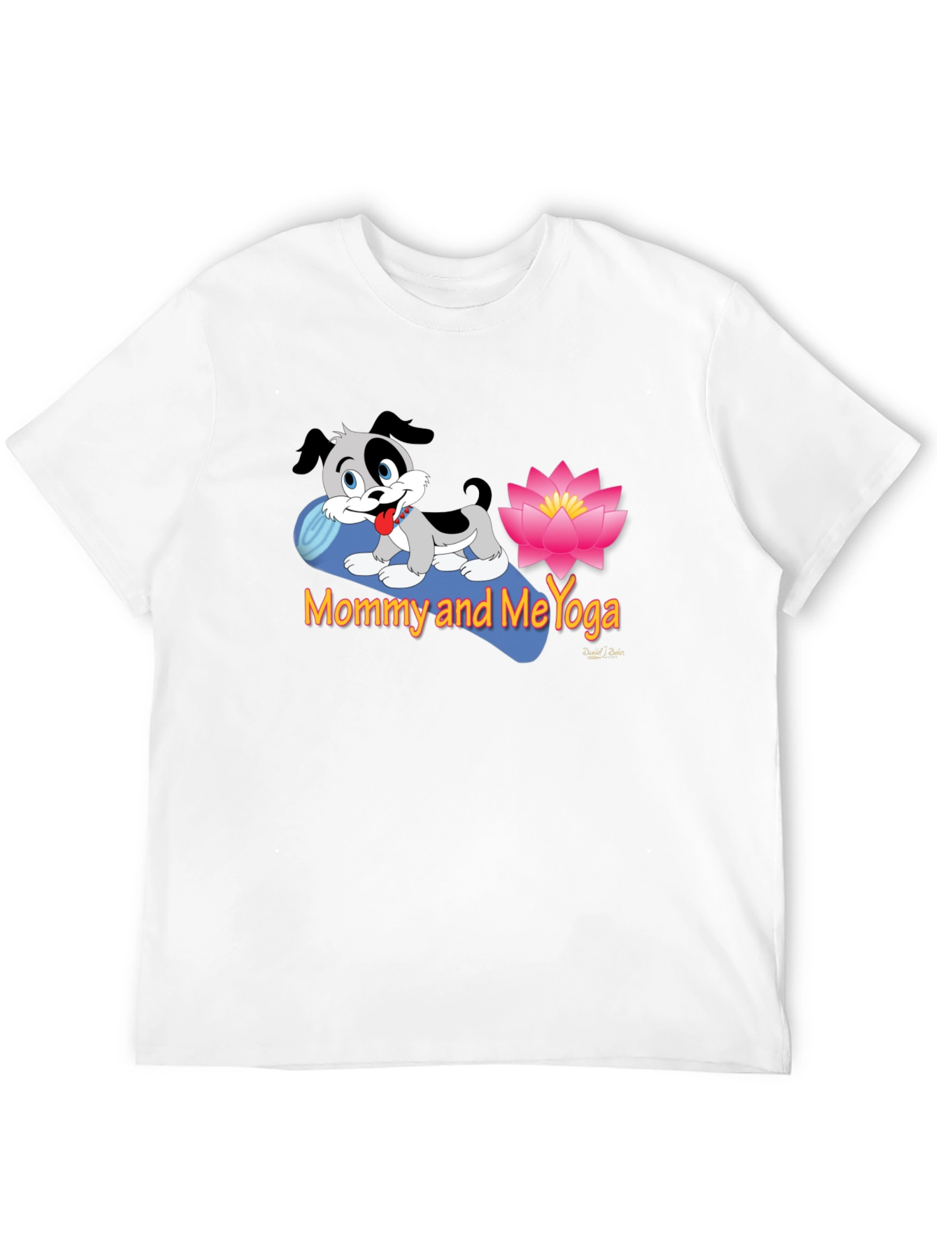 Black Mommy and Me Yoga Black T-Shirt view 12