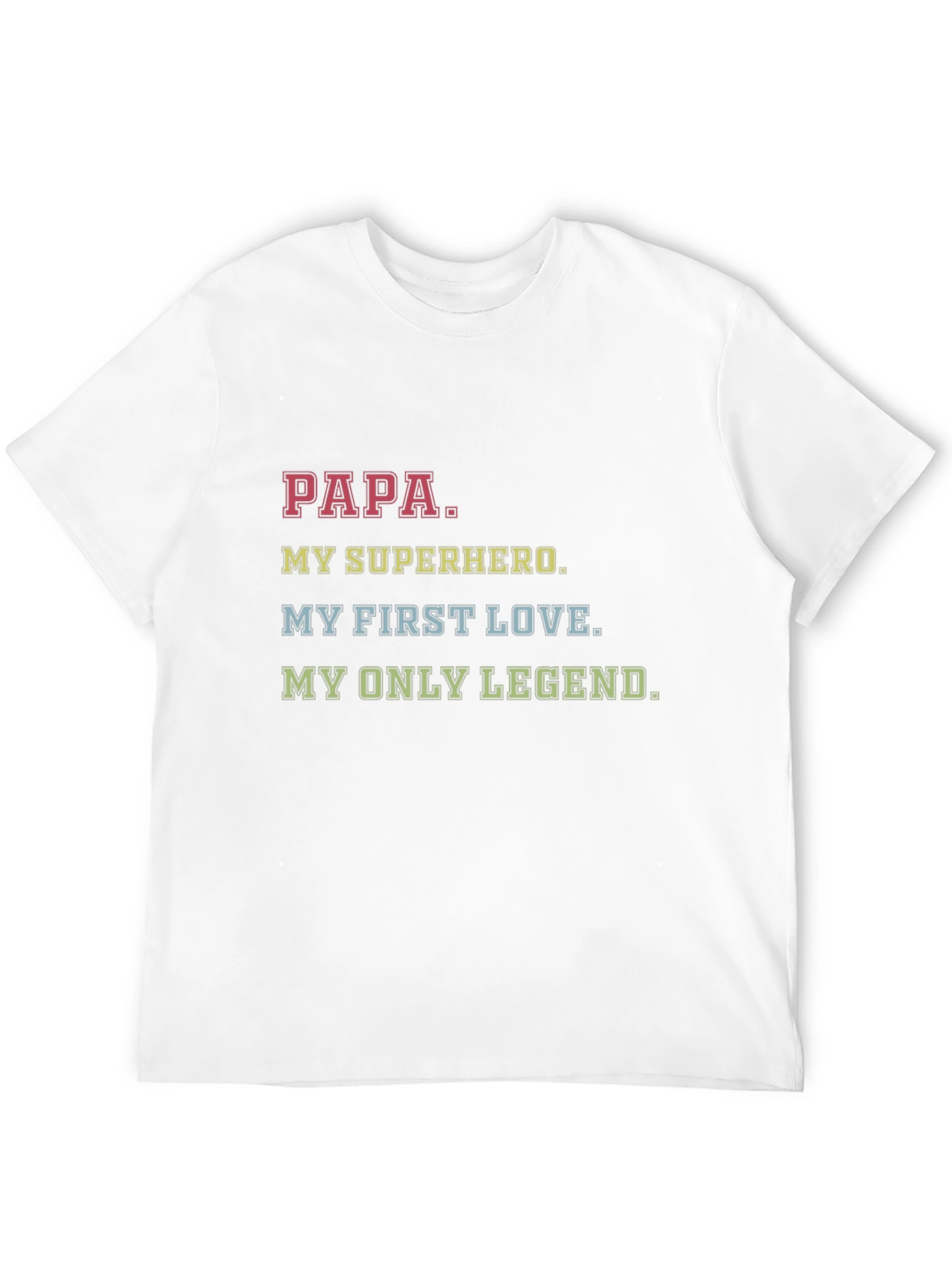 Black Papa My Superhero Graphic T-Shirt view 12