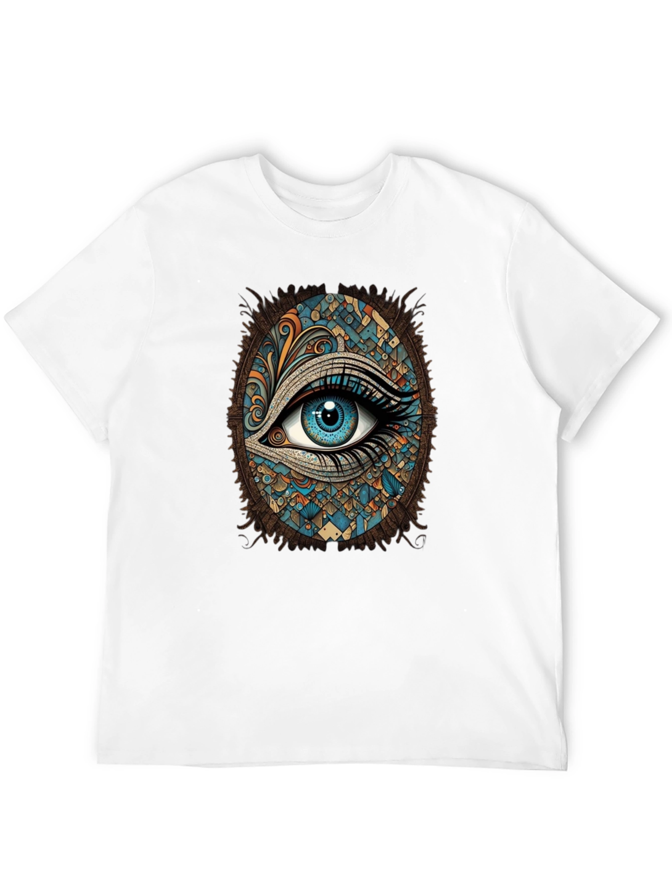 Black Mystic Eye Graphic Tee - Artistic Vision view 12