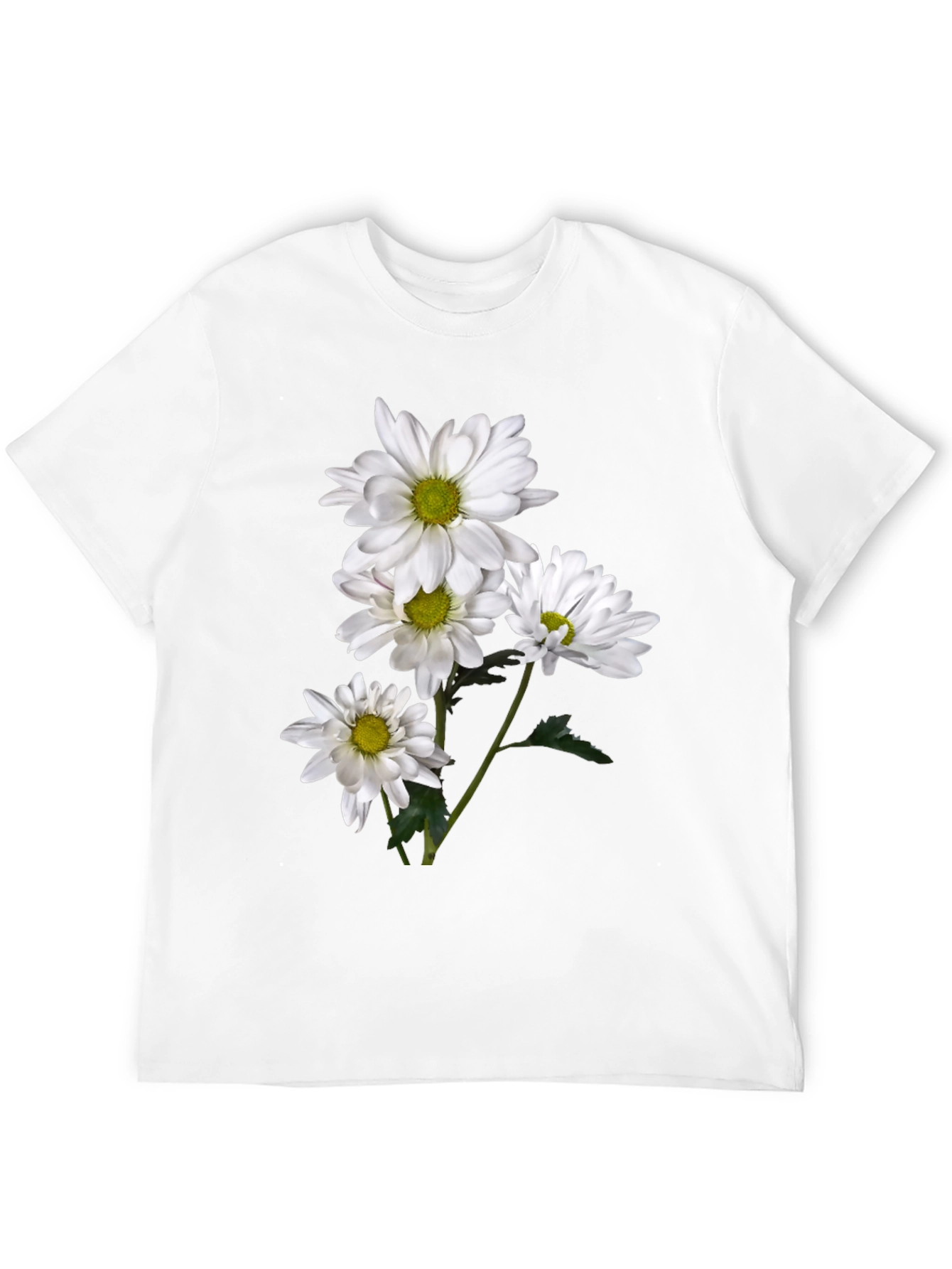 Black Floral Print Crew Neck T-Shirt view 12