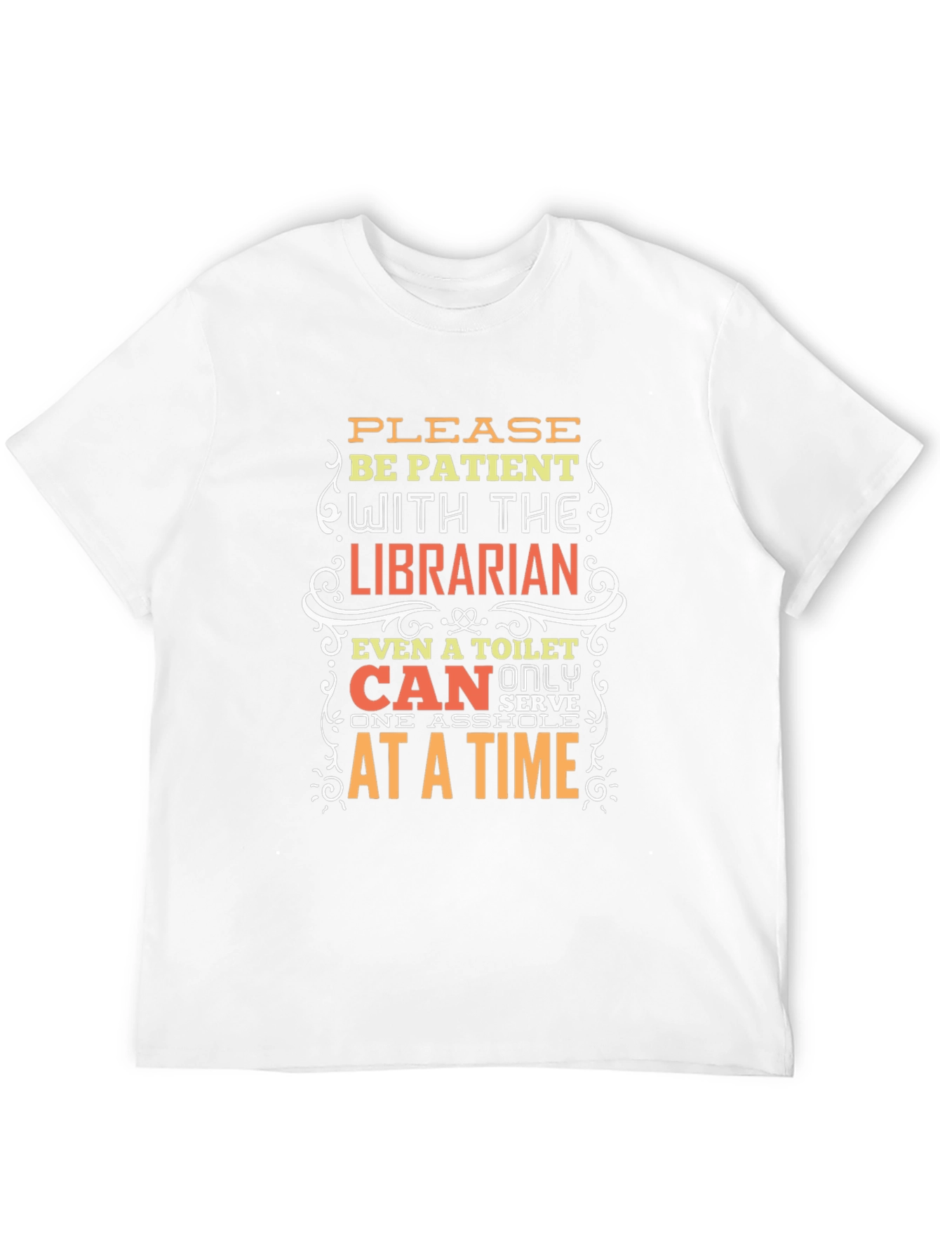 Black Funny Librarian T-Shirt: Be Patient! view 12