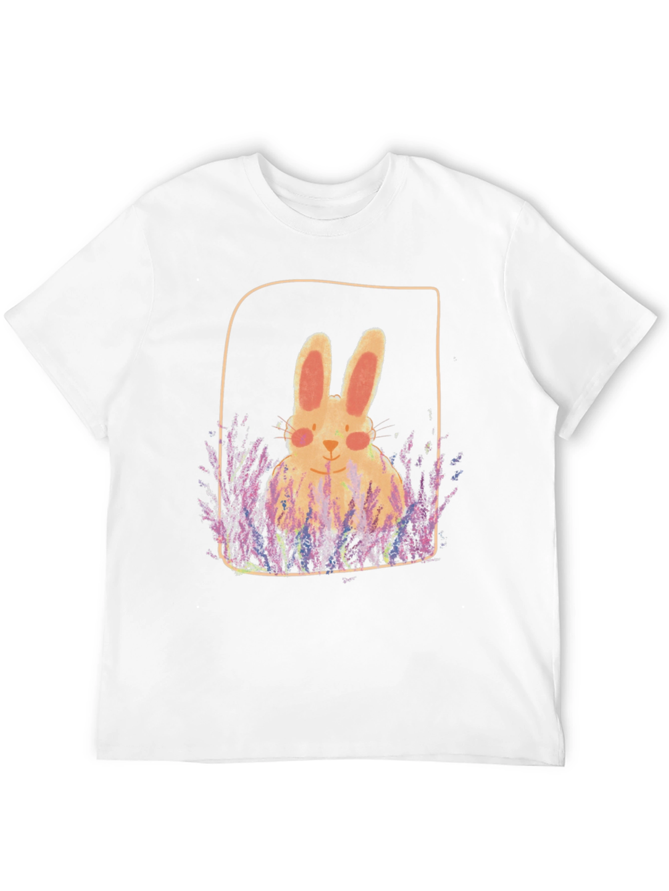 Bunny in Lavender Field Graphic Tee - 12