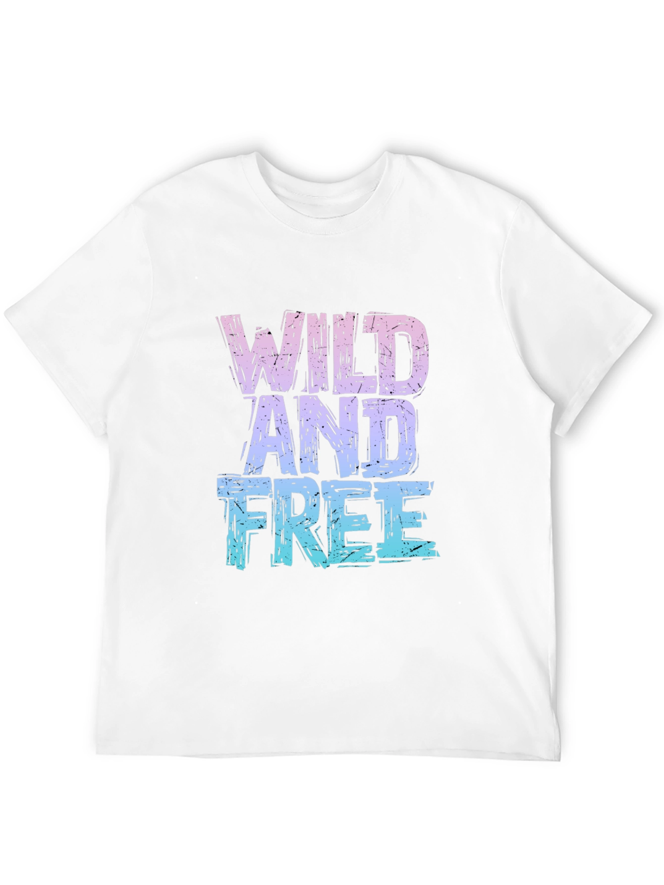 Black Wild And Free Graphic Print Black T-Shirt view 12