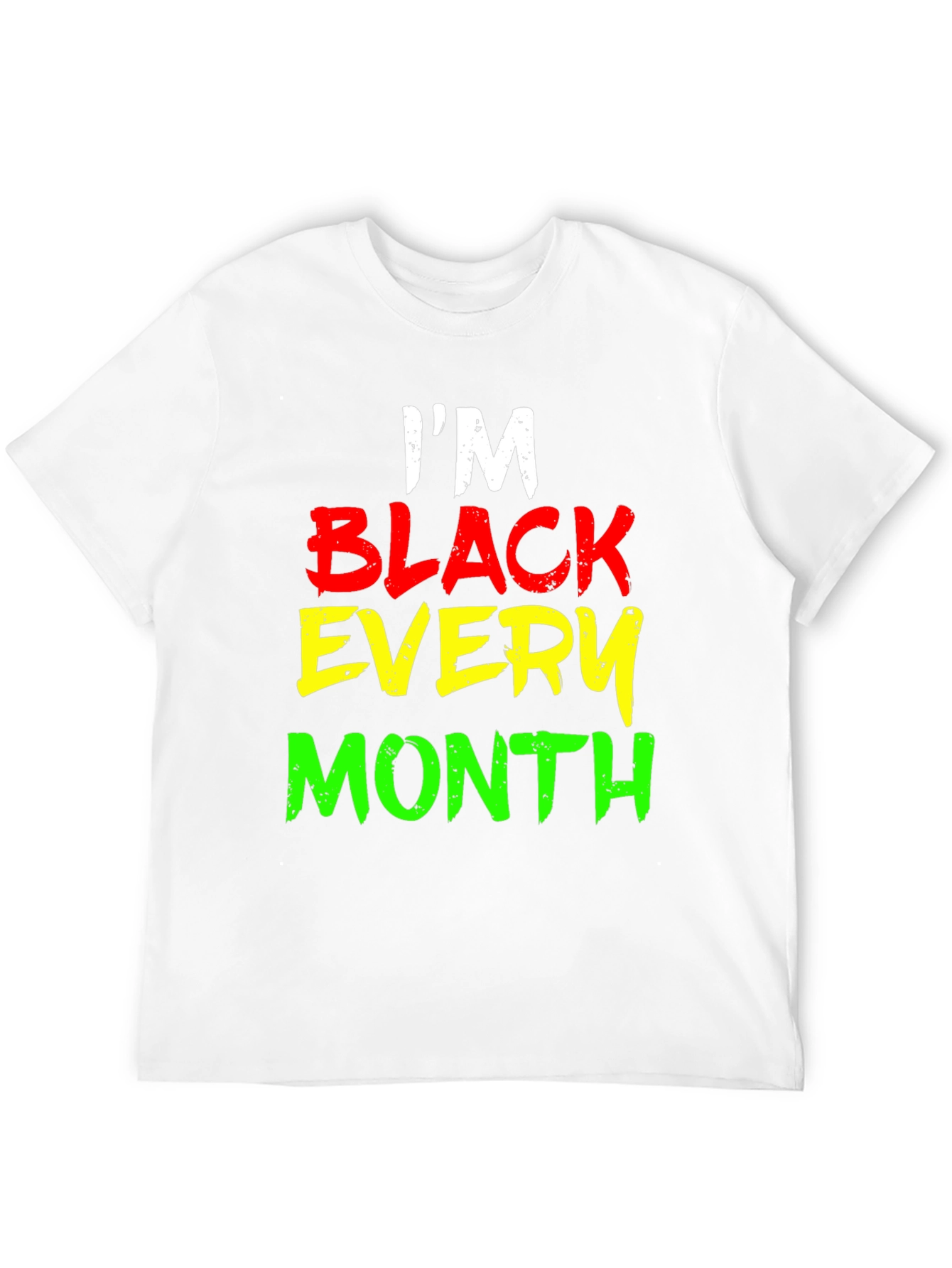 Black I'm Black Every Month Graphic Tee view 12