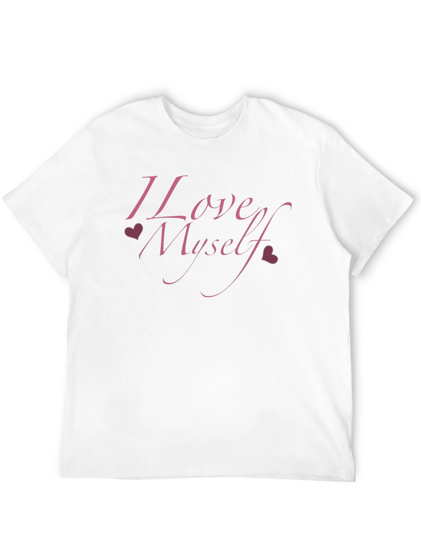 Black I Love Myself Black Crew Neck T-Shirt view 12