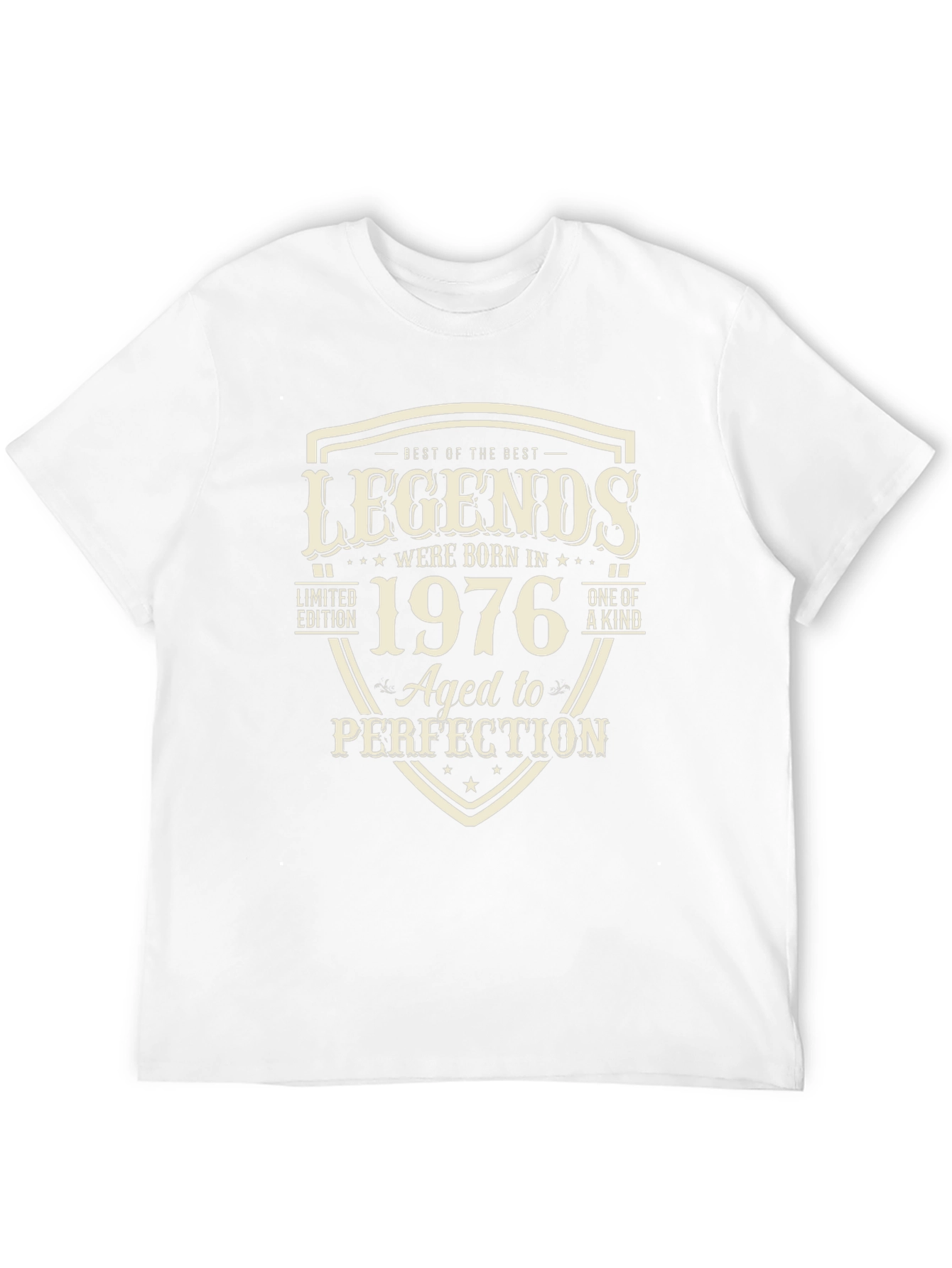 Black Legends Born in 1976 Aged to Perfection T-Shirt view 12
