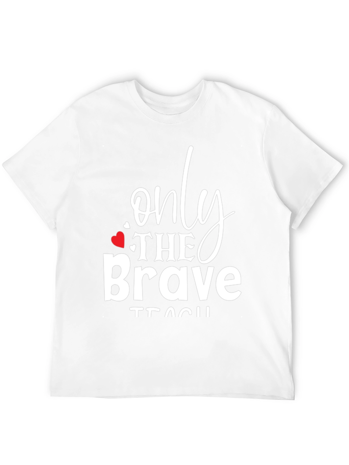Black Only The Brave Teach Black Graphic Tee view 12