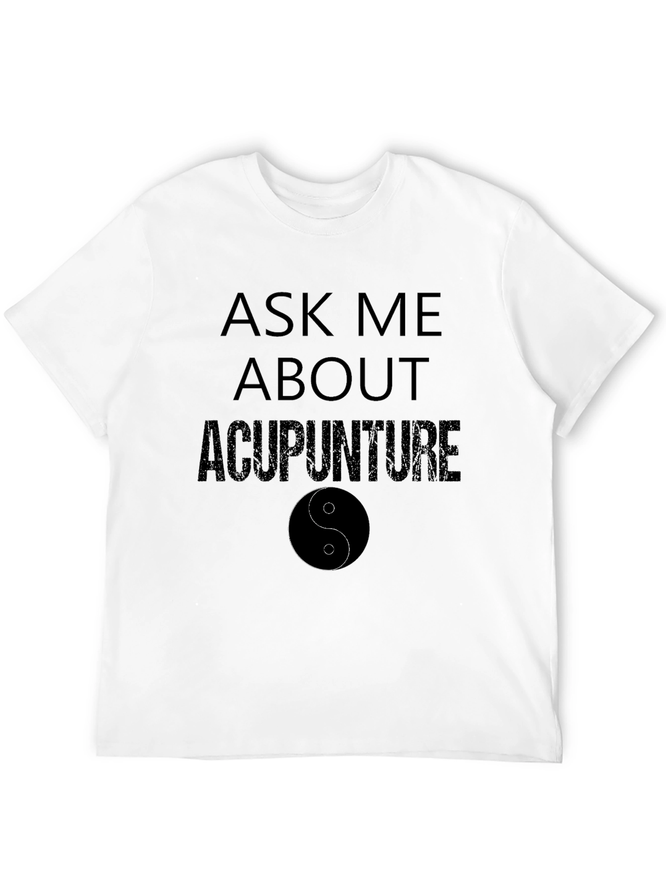 Black Ask Me About Acupuncture T-Shirt view 12