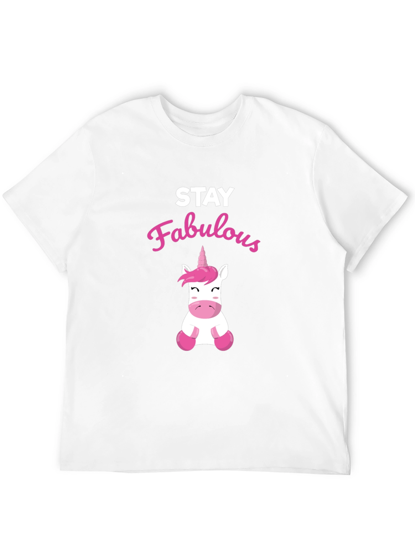 Black Stay Fabulous Unicorn Graphic Tee view 12