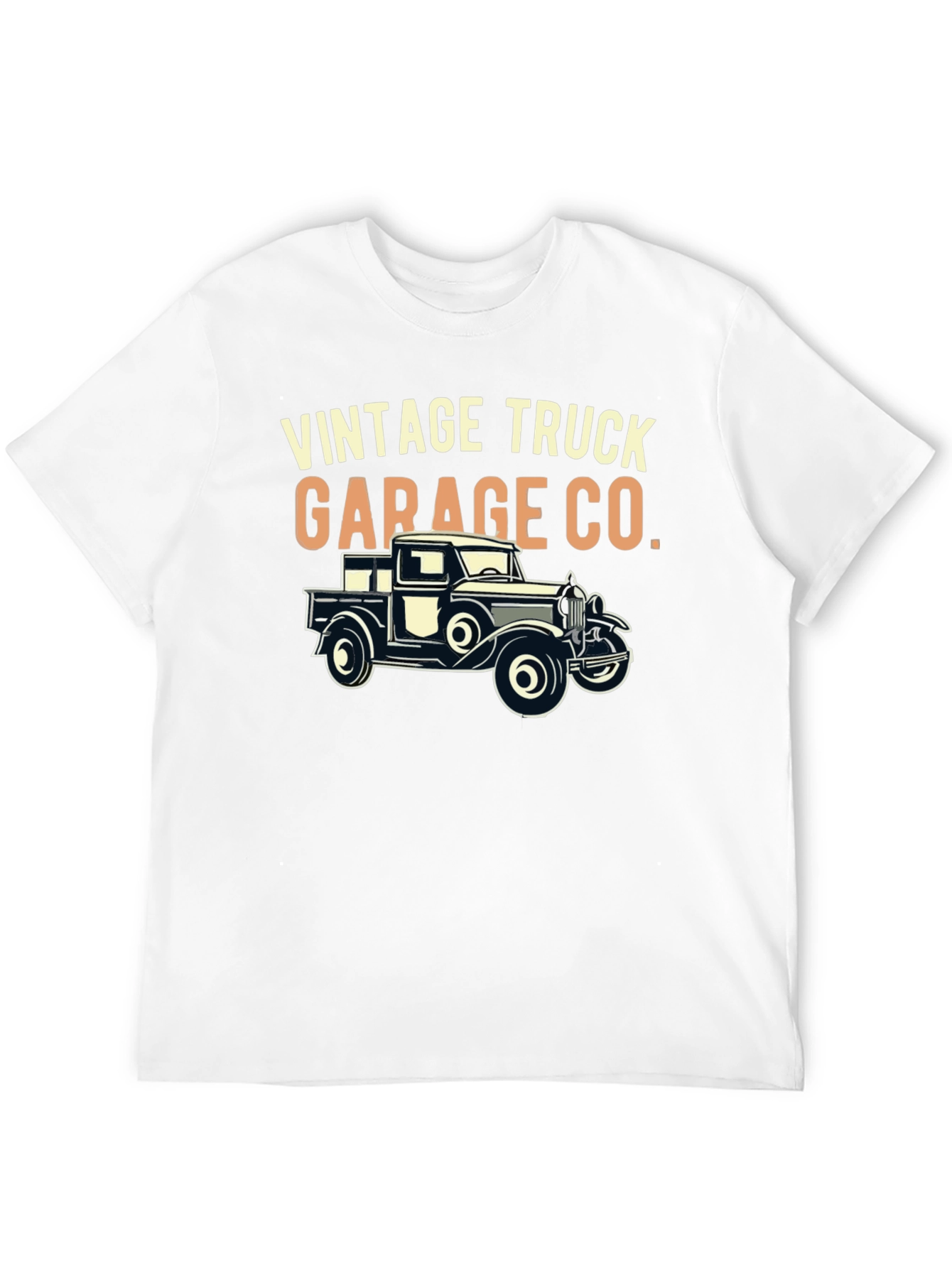 Black Vintage Truck Garage Co. T-Shirt view 12
