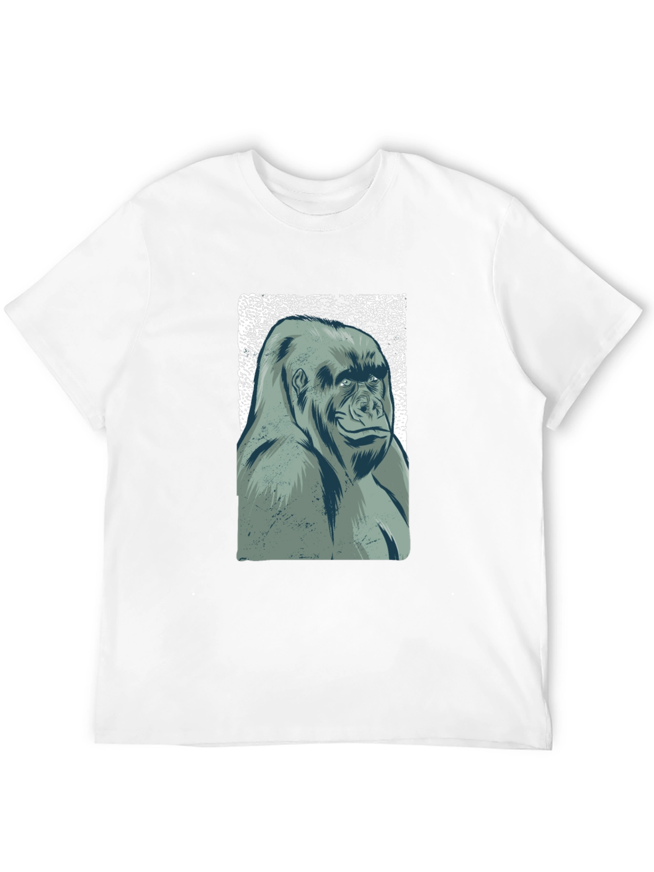 Black Cool Gorilla Graphic Black T-Shirt view 12