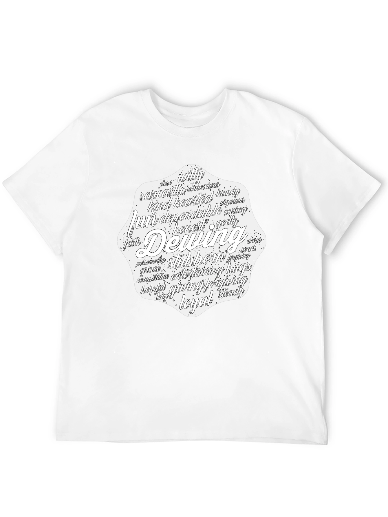 Black Dewing Qualities Black T-Shirt view 12