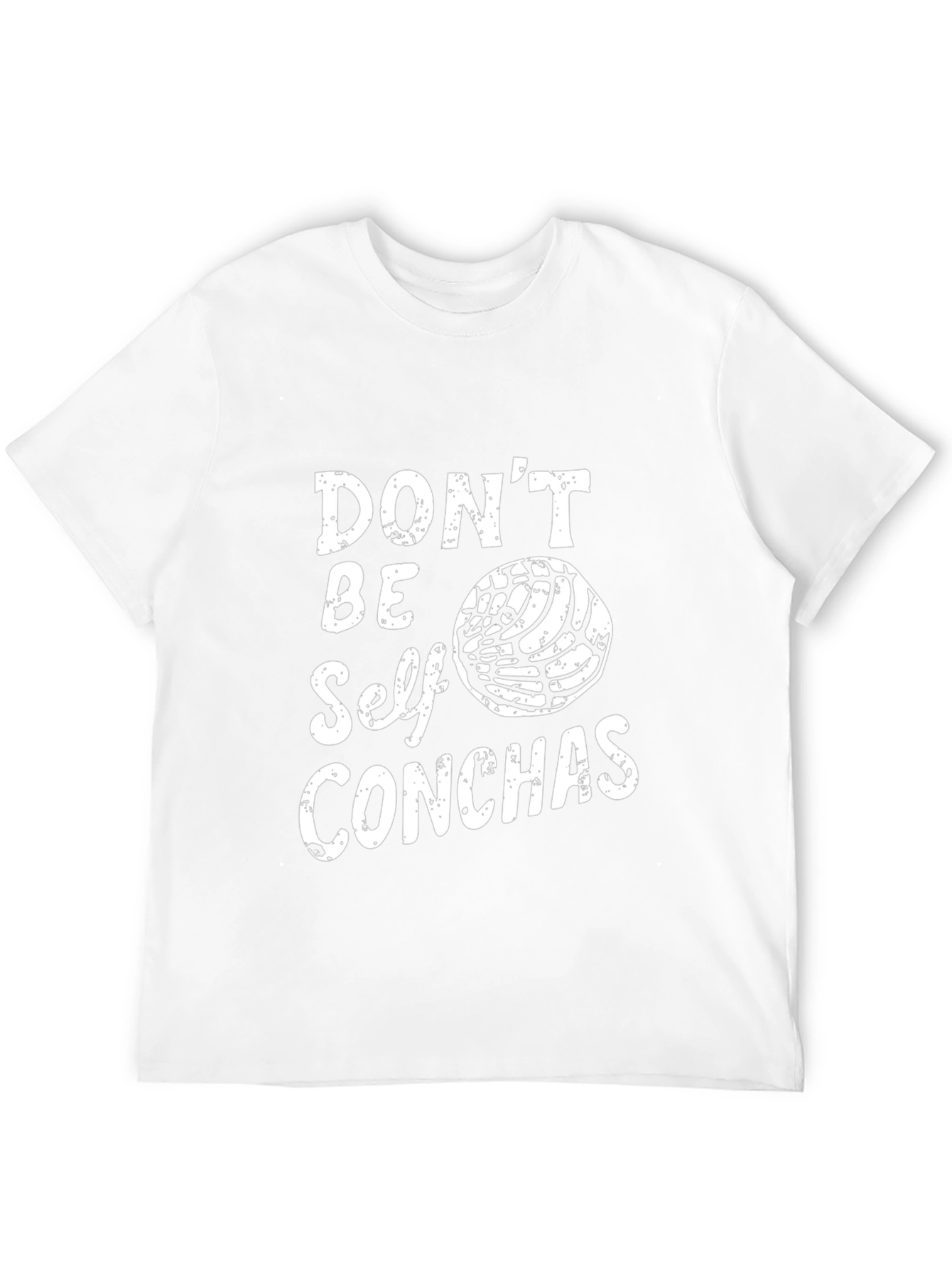 Black Don't Be Self Conchas T-Shirt Funny Mexican Bread Pun Tee view 12