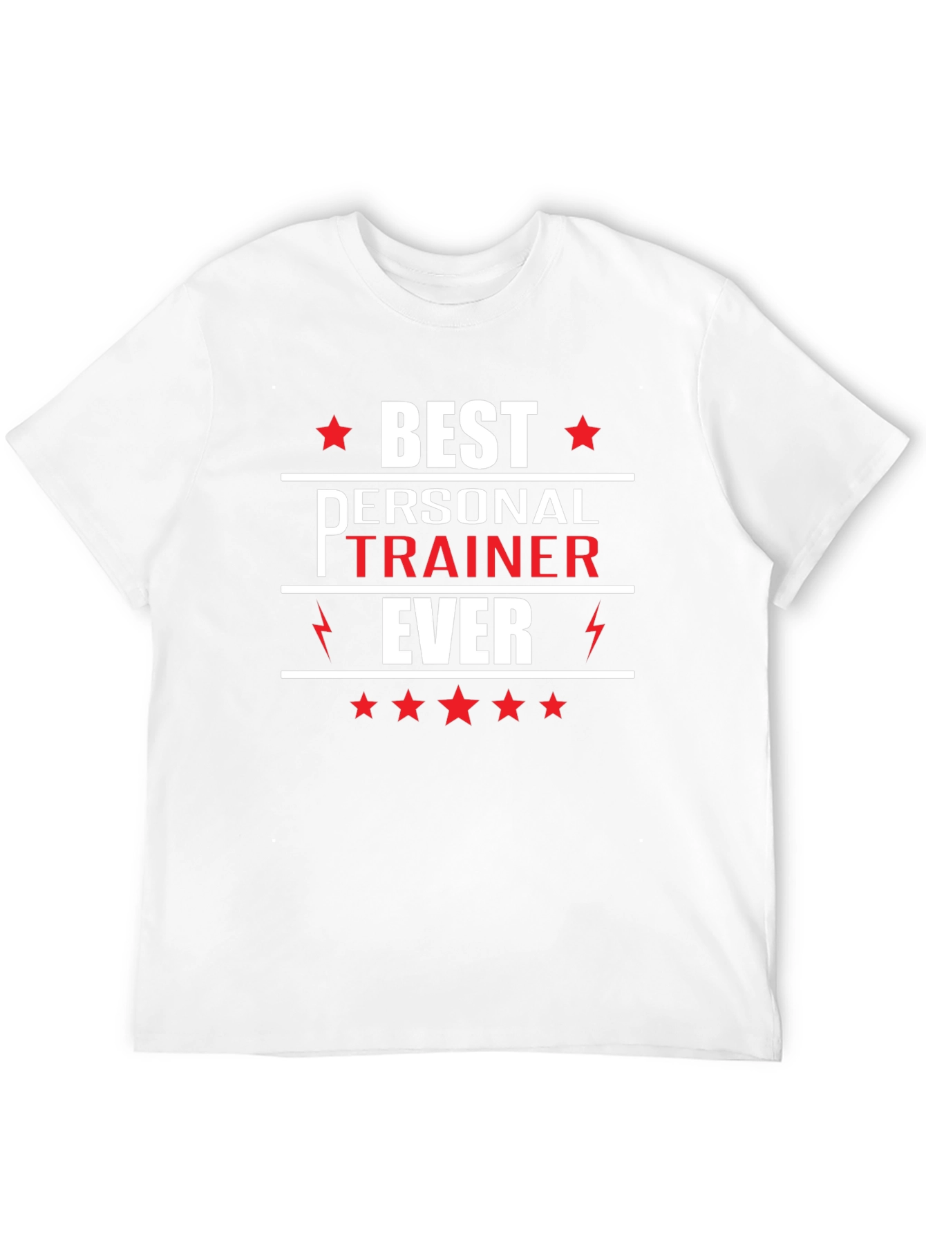 Black Best Personal Trainer Ever Graphic Tee view 12