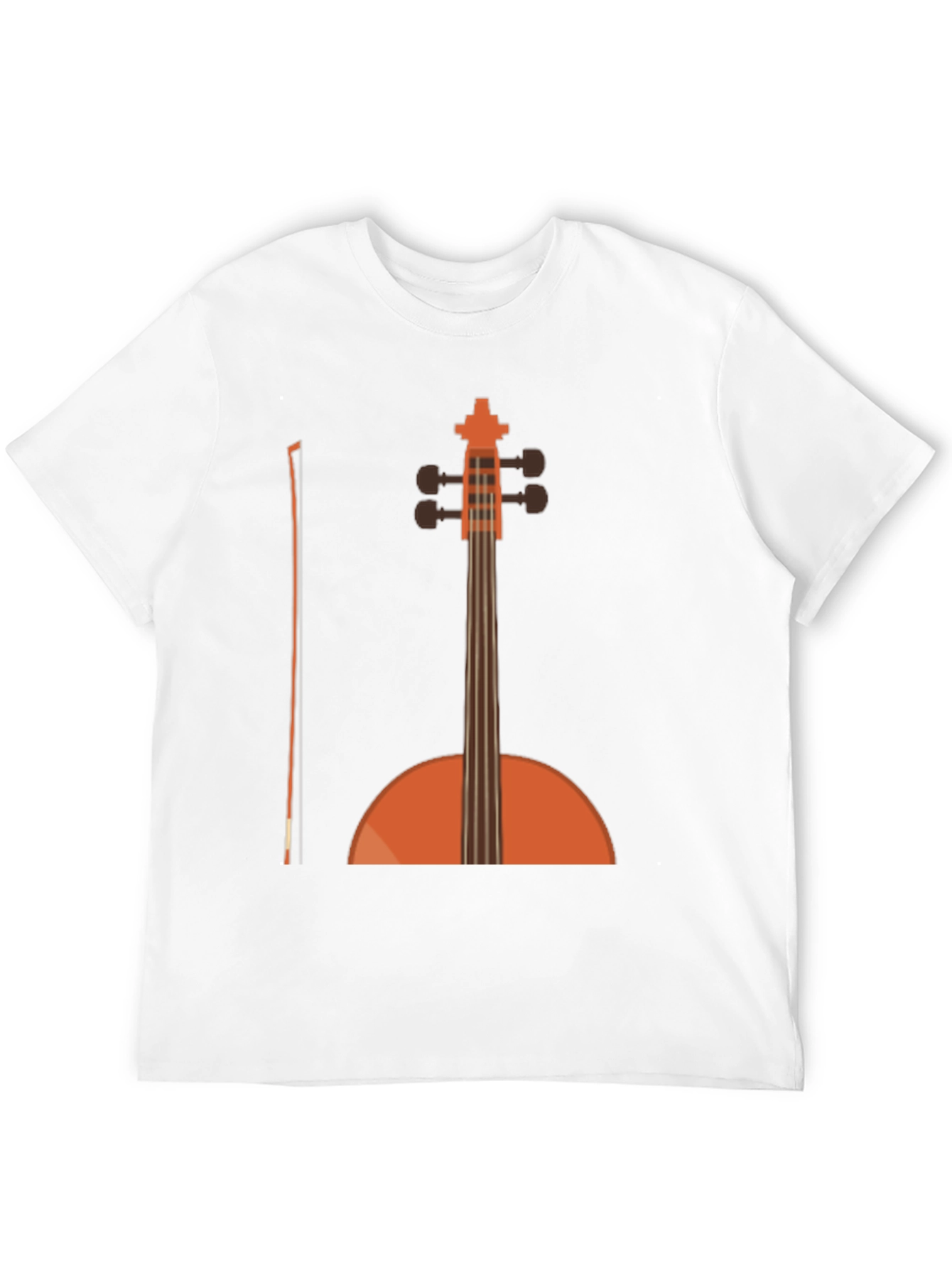Black Cello Graphic T-Shirt - Black Musical Tee view 12